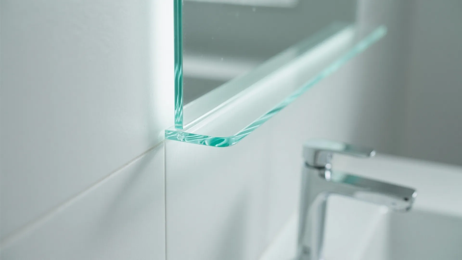 2) Glass splashback to bounce light