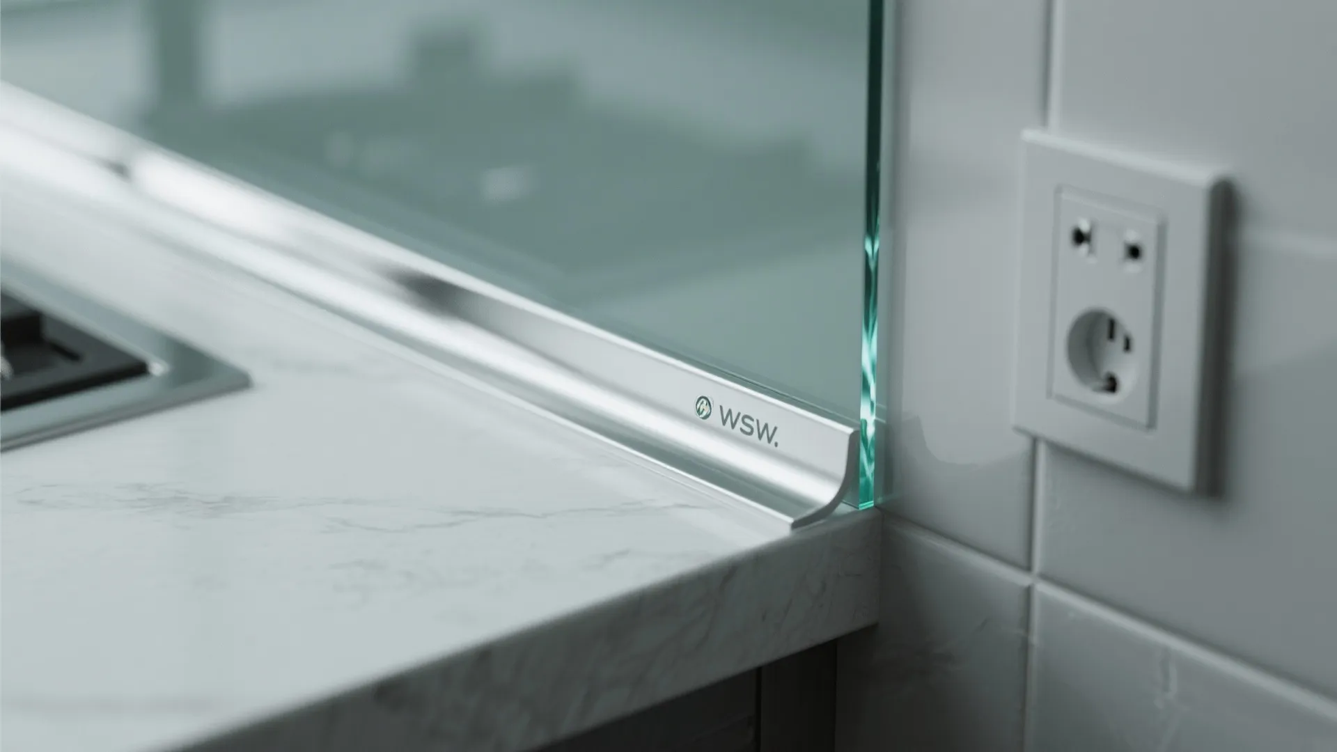 Glass Backsplash Transparency