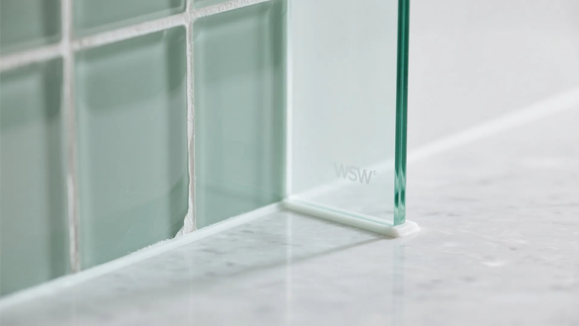 Light-Bouncing Glass Backsplash