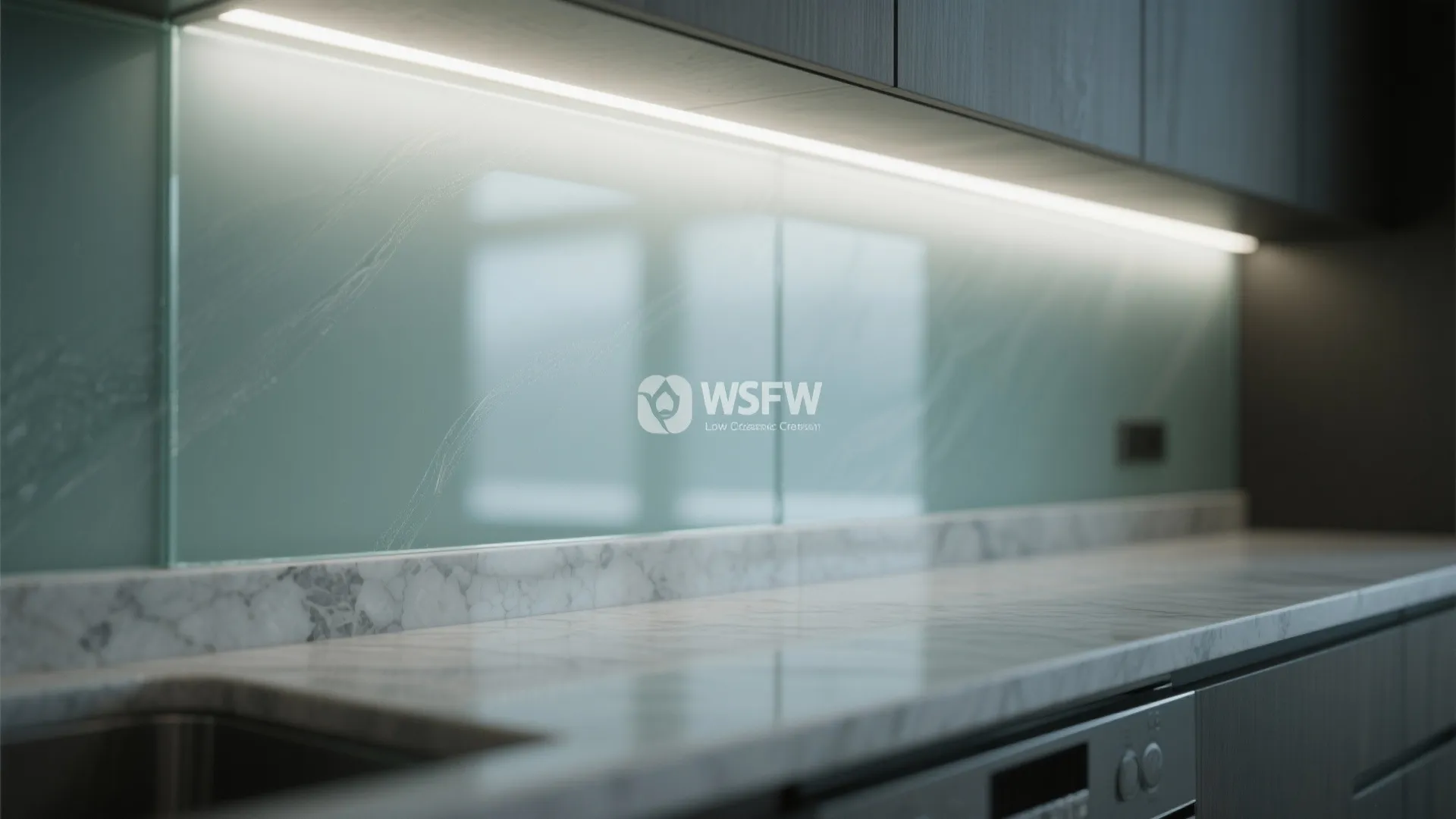 Transparent Backsplashes for Light and Depth