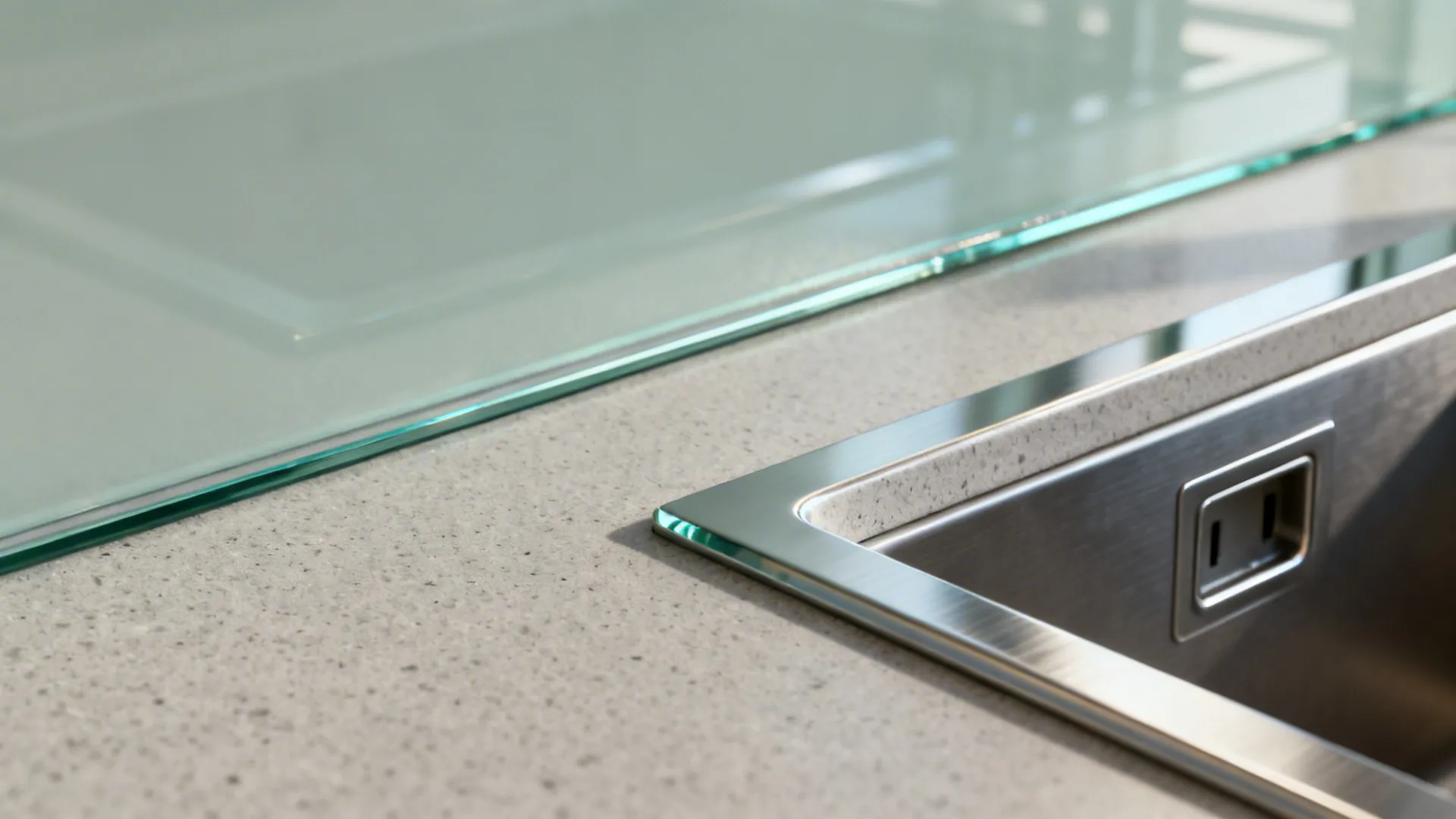 Glass Backsplashes for Desert Light