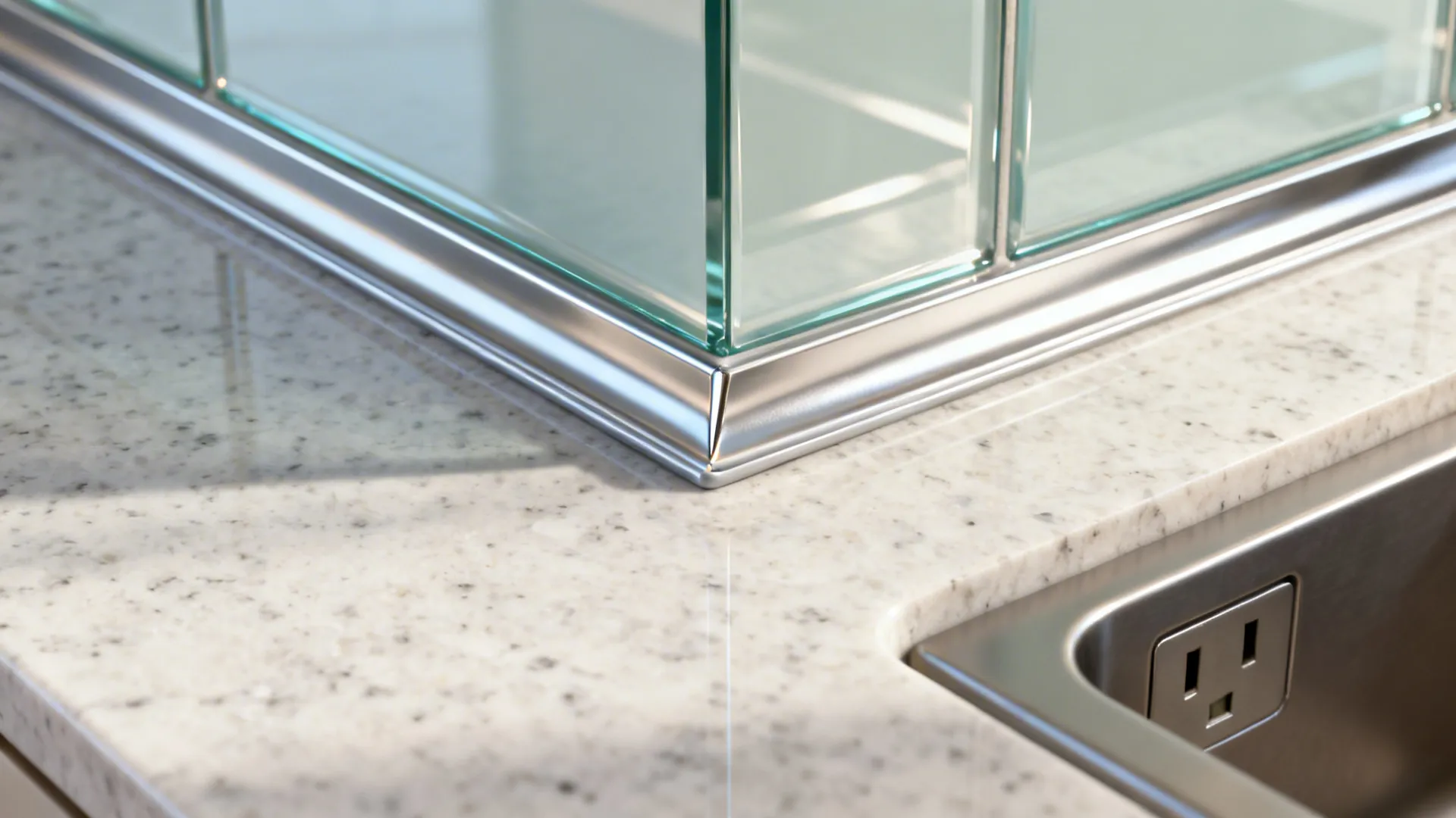 Glass Sheet Backsplash for Seamless Shine