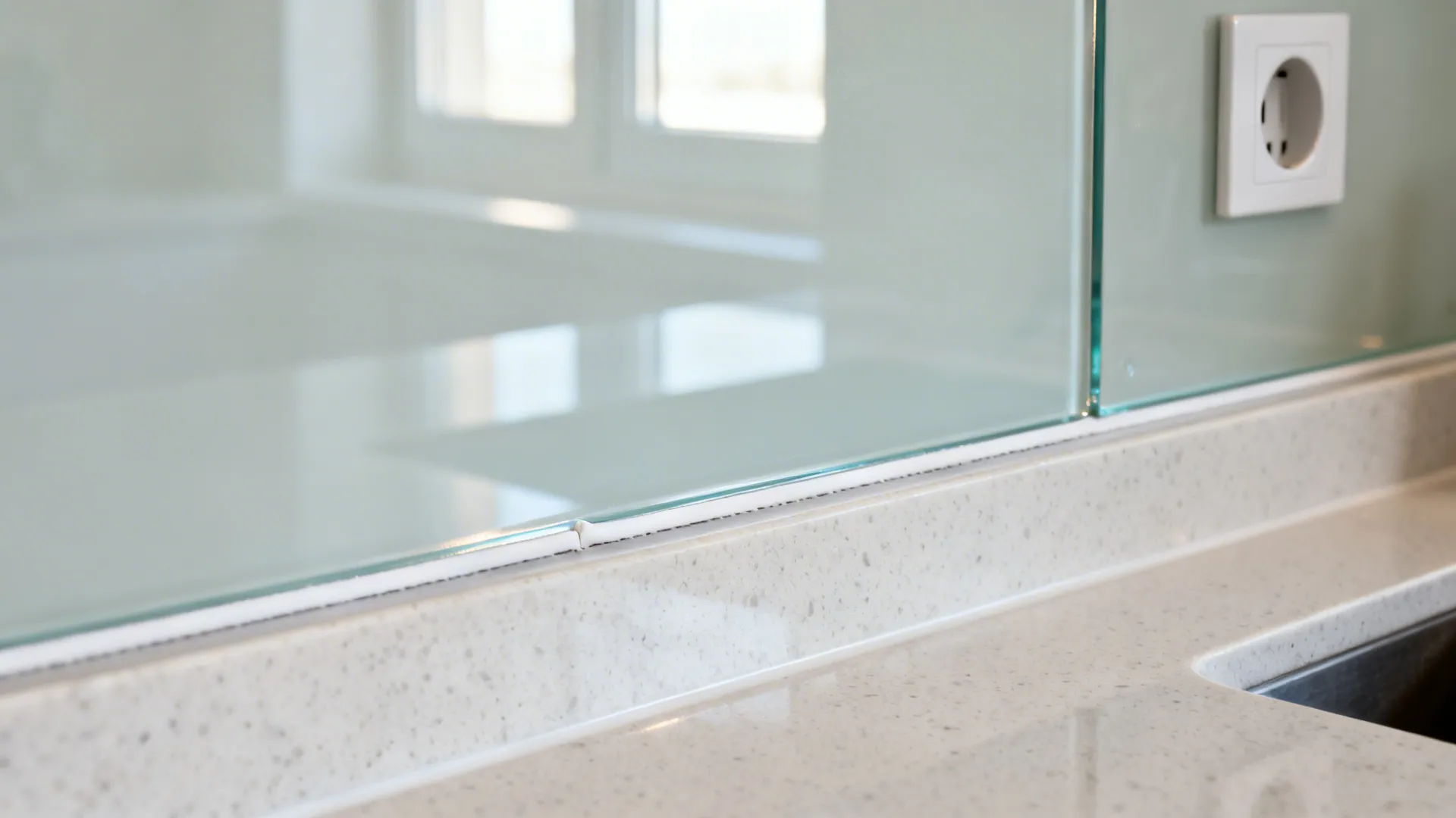 Glass Backsplash for a Brighter, Easier-to-Clean Kitchen