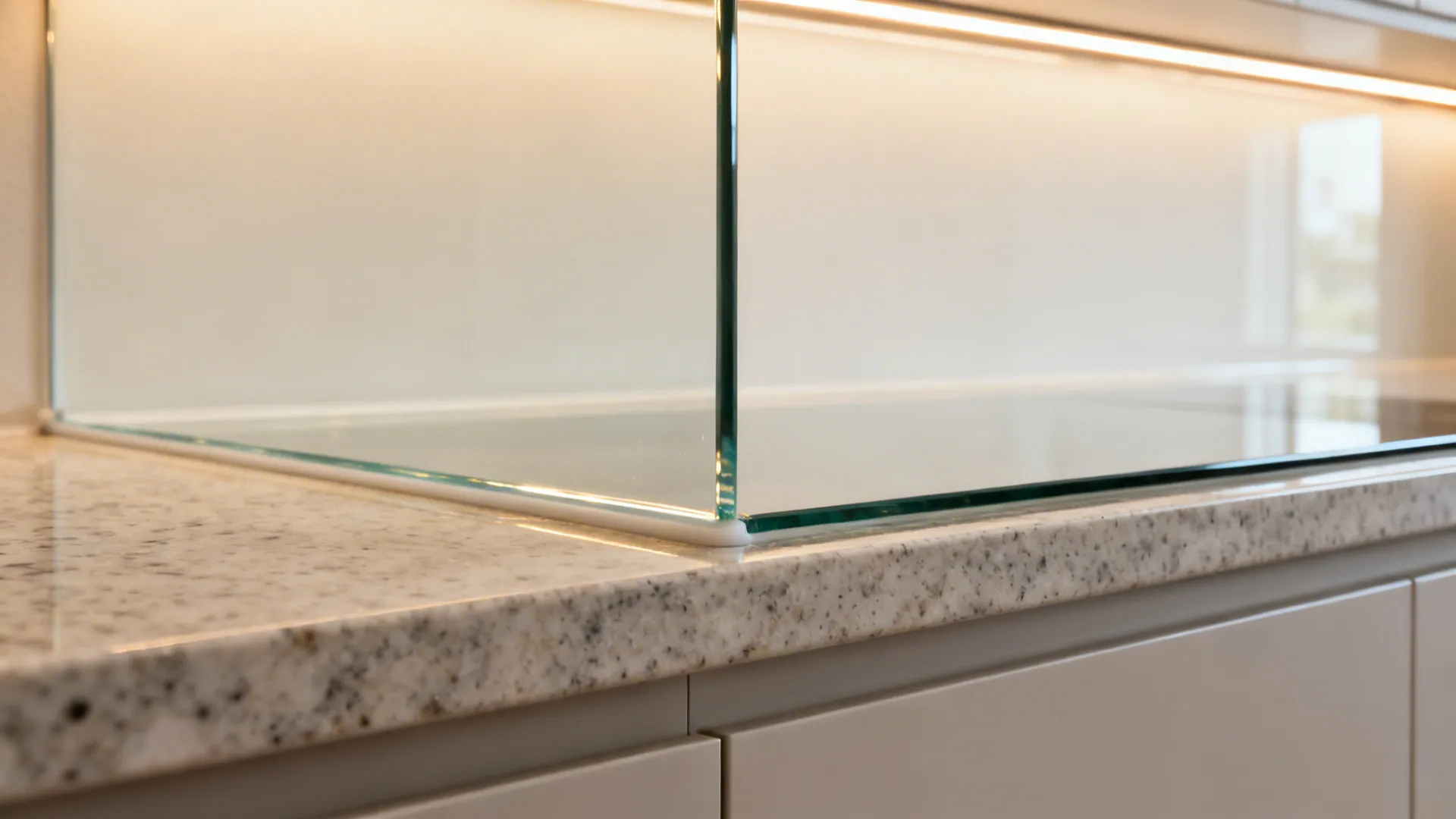 Using Glass Backsplashes for Light