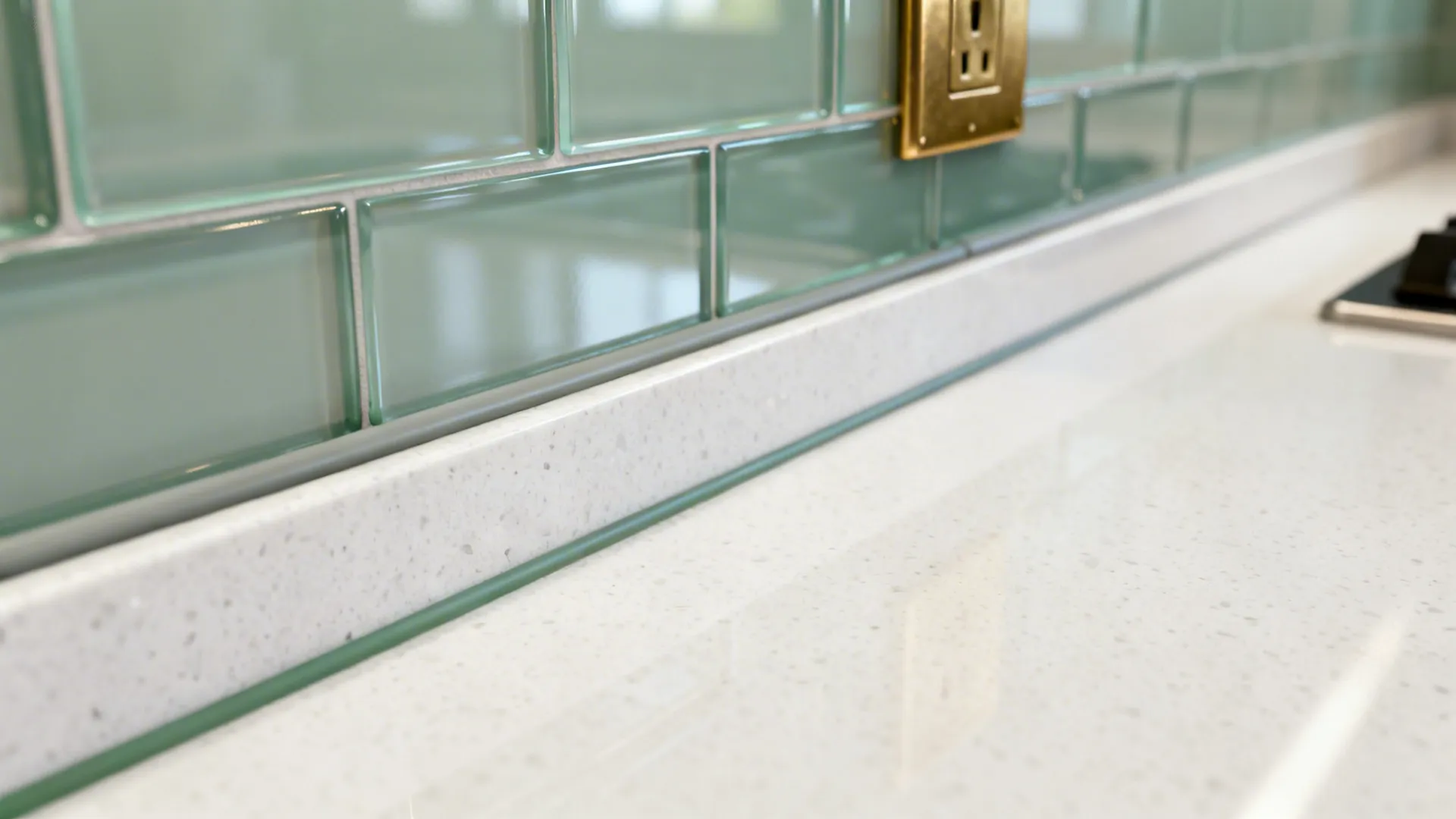 The Clarity of a Glass Backsplash