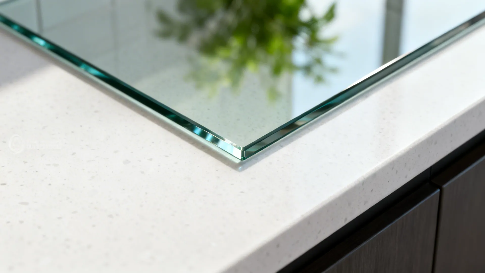 Glass Backsplash for Light and Views