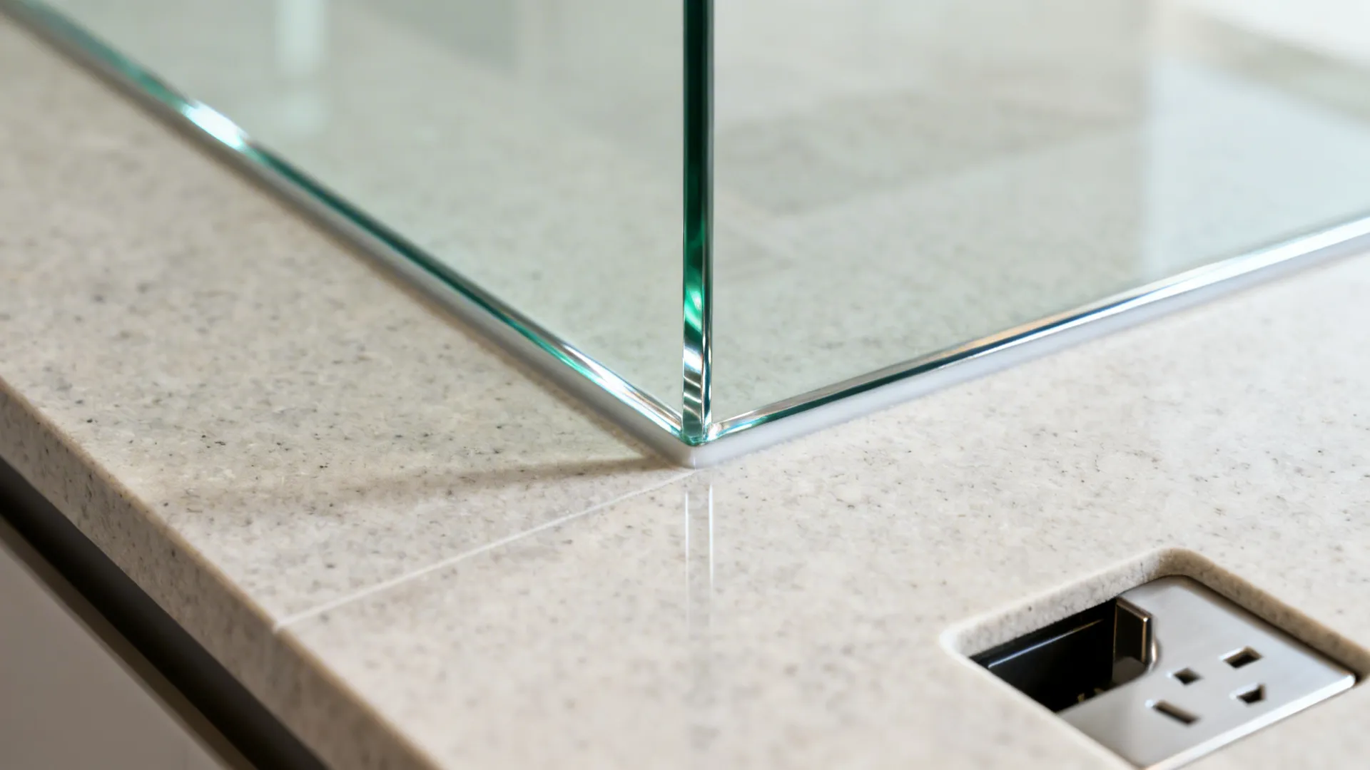 Idea 2: Glass Backsplash for Light and Depth