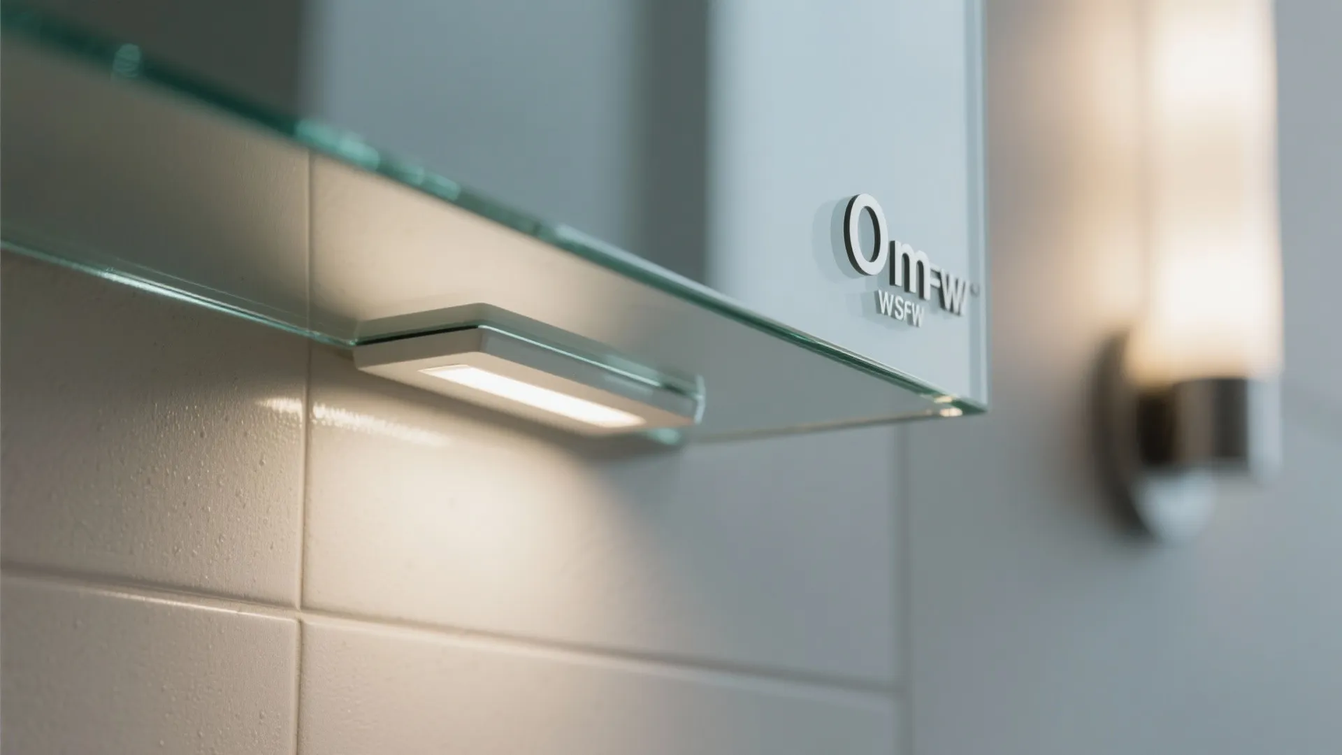 Glass backsplash for brighter, cleaner surfaces