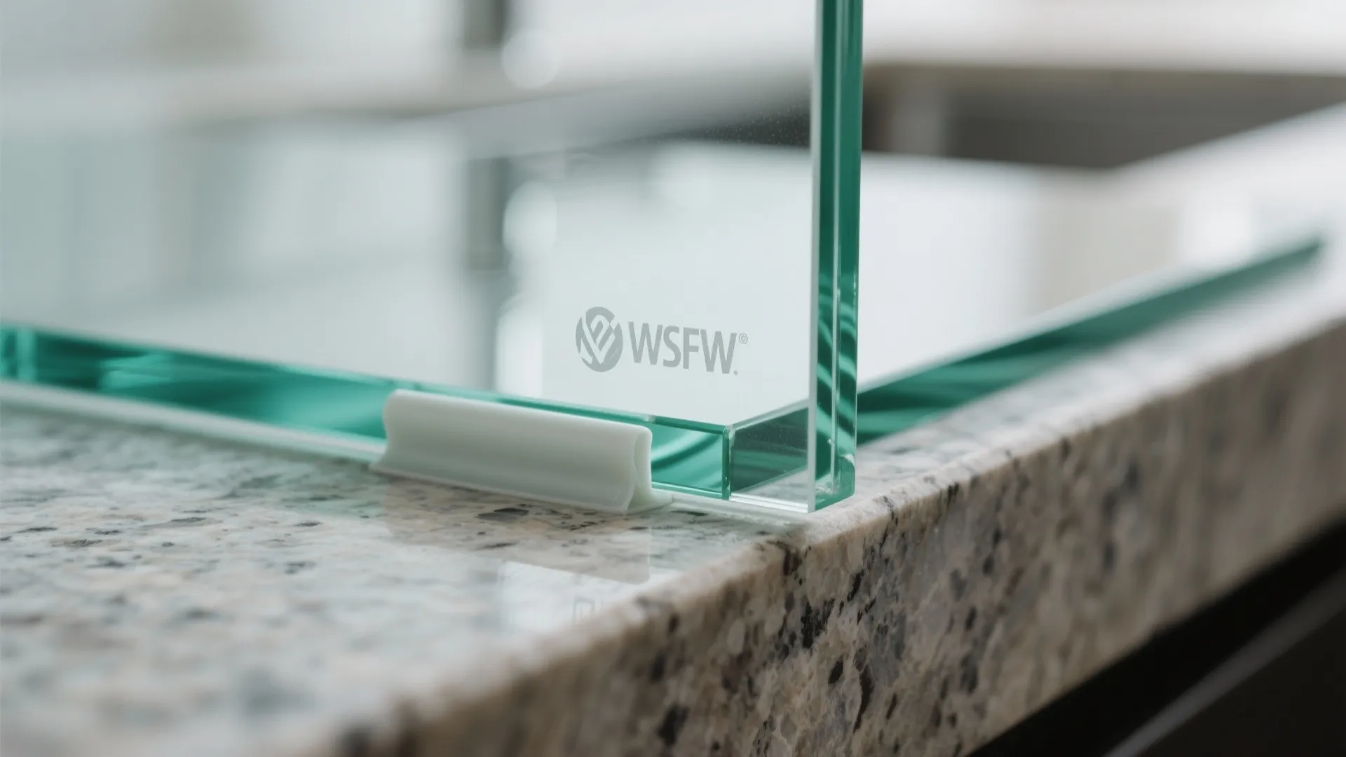 Glass Backsplash for Light and Depth