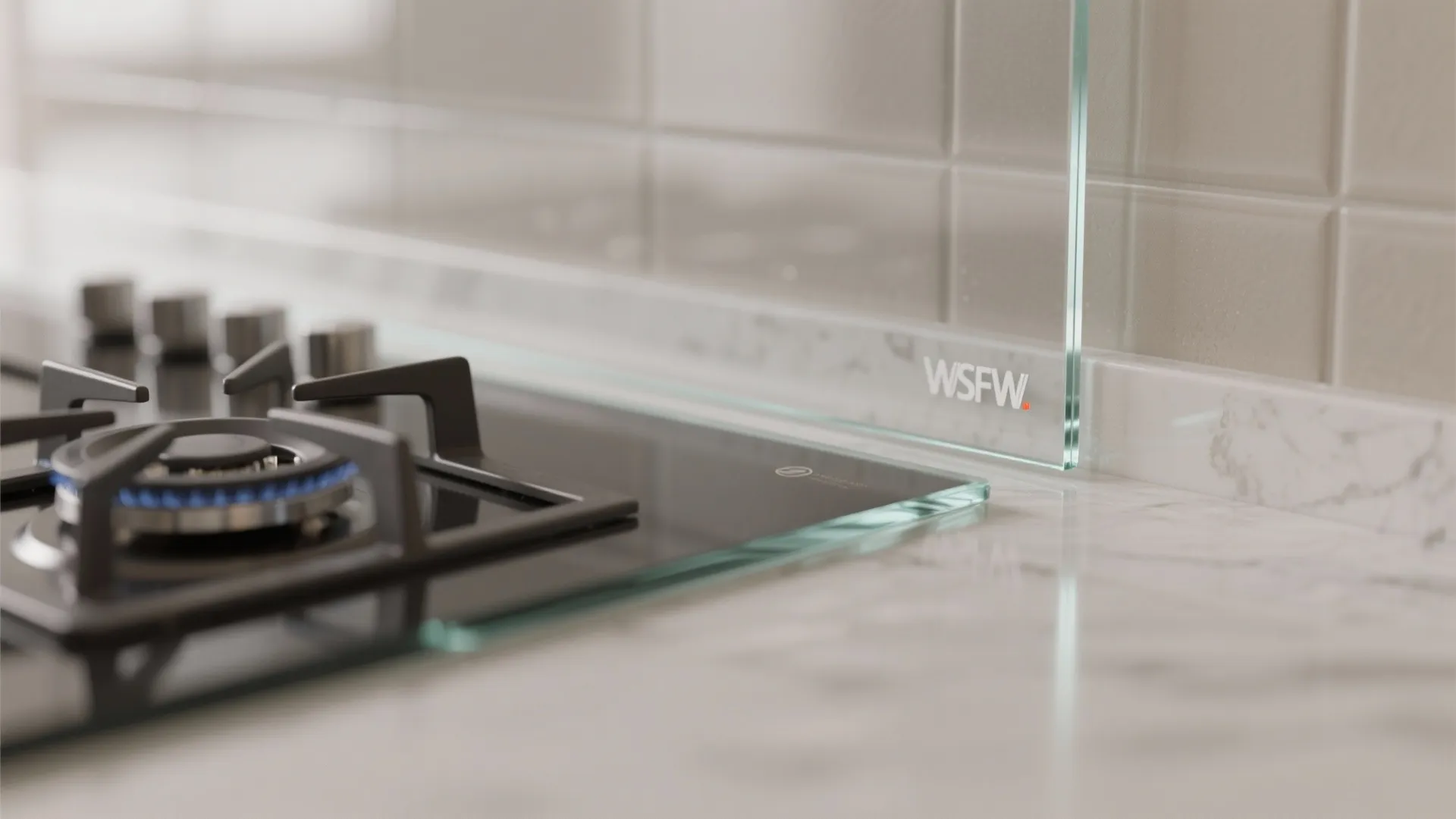 The Lightness of a Glass Backsplash