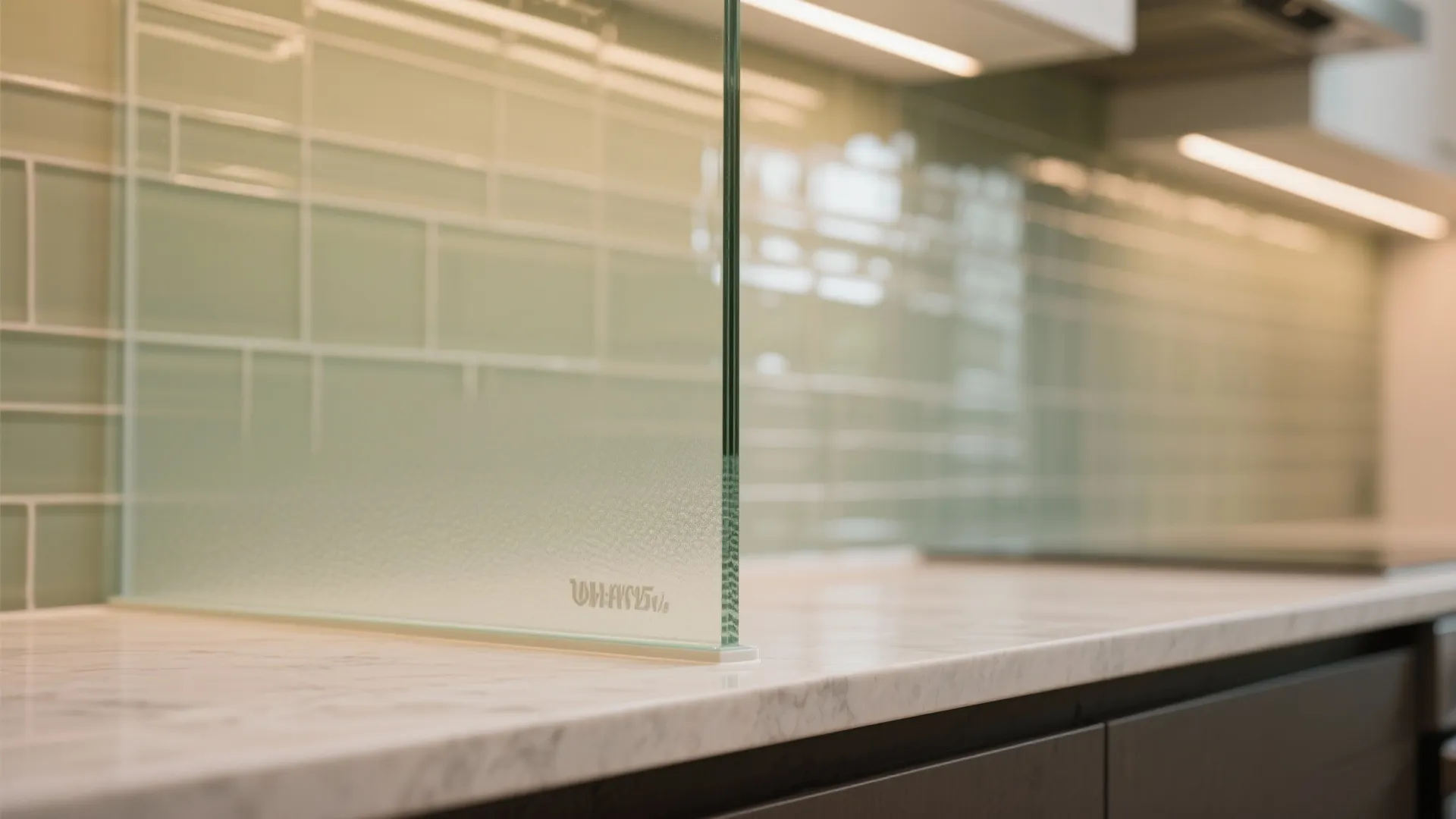 Glass Backsplash for Brighter, Easier Cleaning
