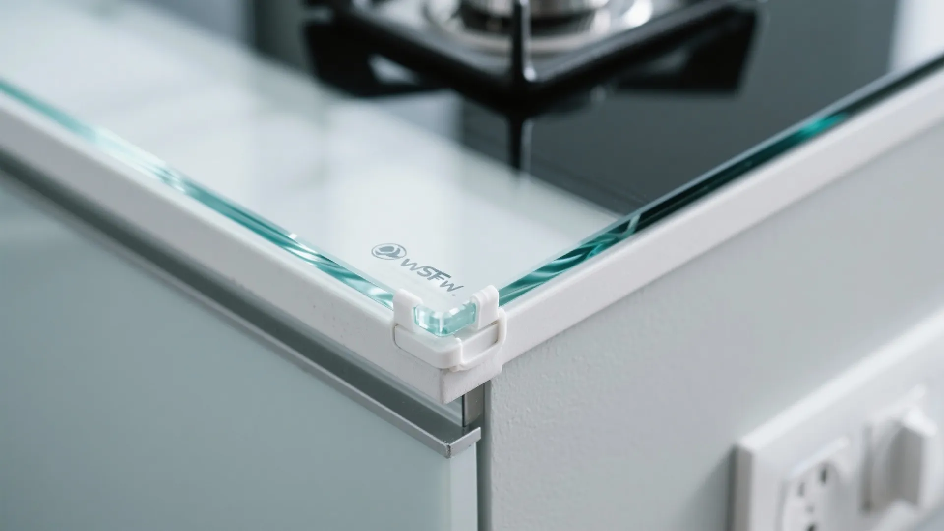 Glass Backsplash for Light and Easy Clean