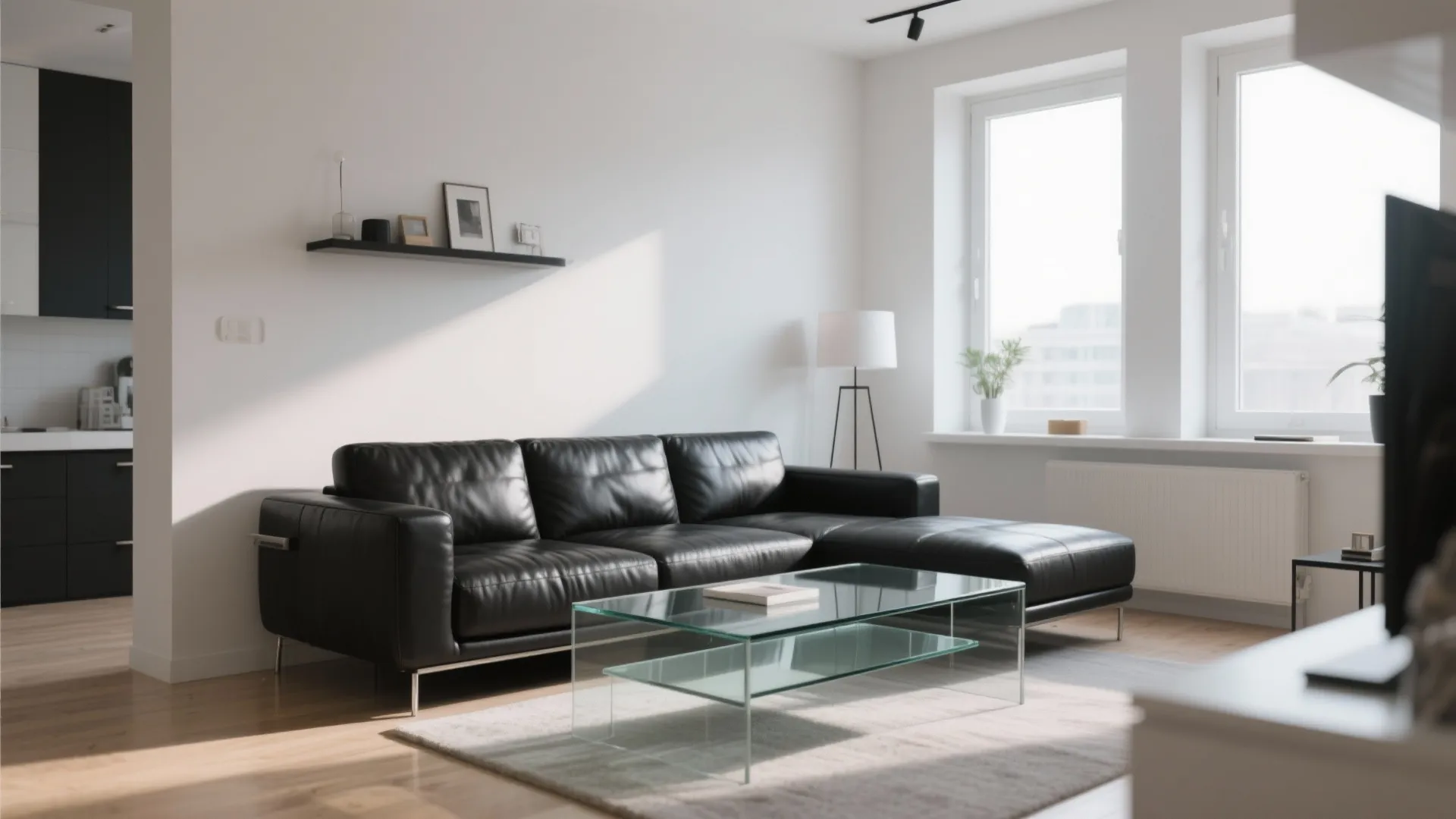 5. Open Space Feel with Glass Elements