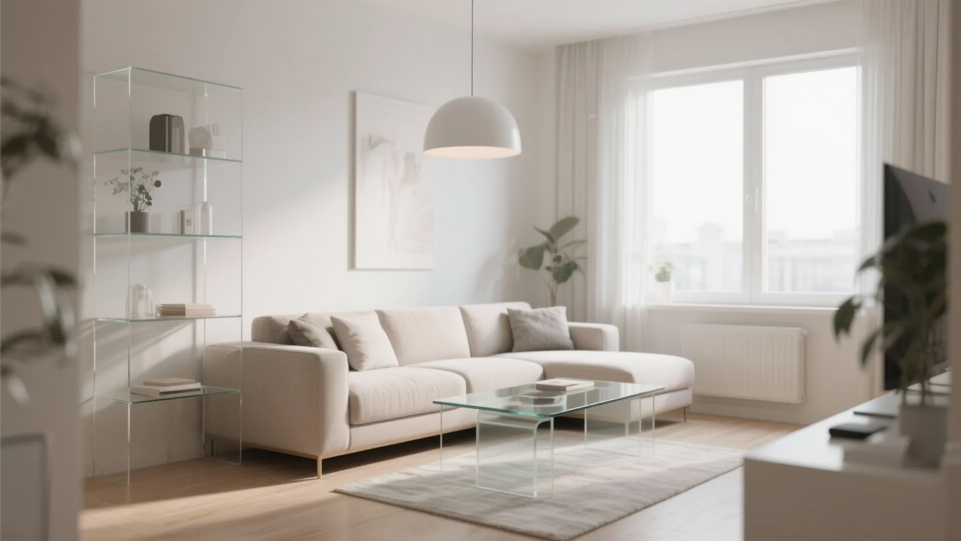 9. Glass Elements to Keep it Airy