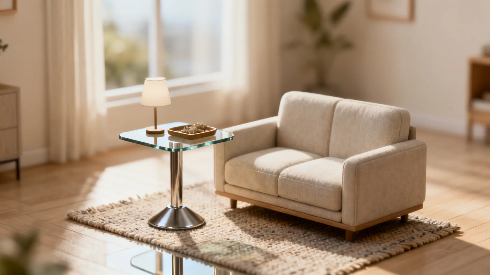 5 Glass End Table Ideas for Small Living Rooms
