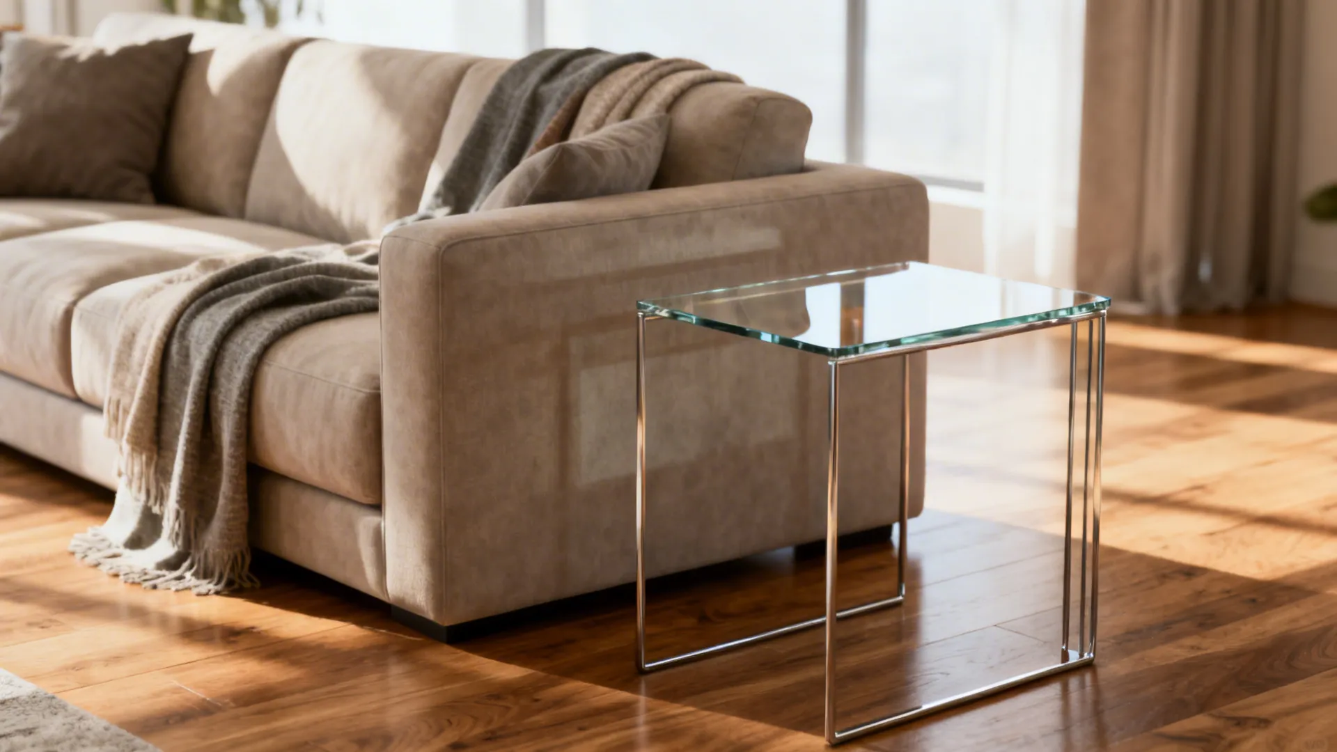 Glass Top End Tables: 5 Small-Space Ideas