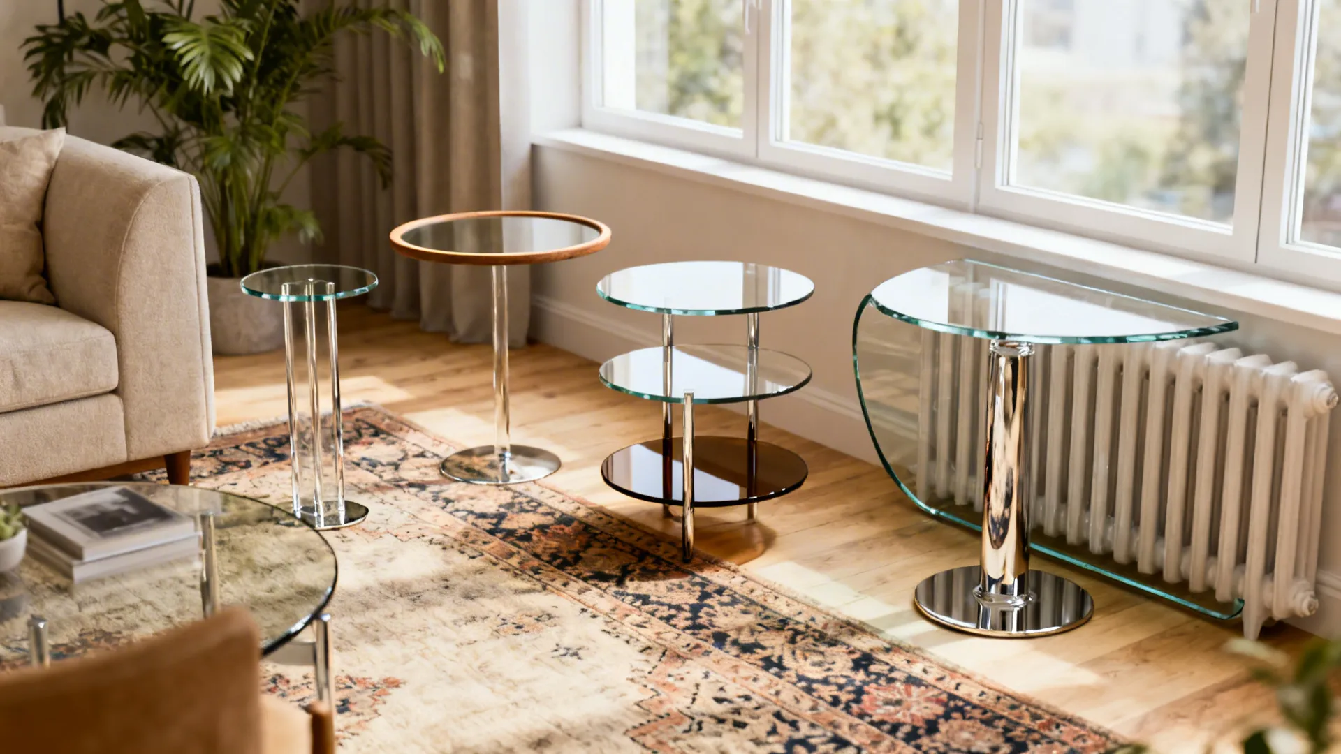 5 Glass-Top End Table Ideas