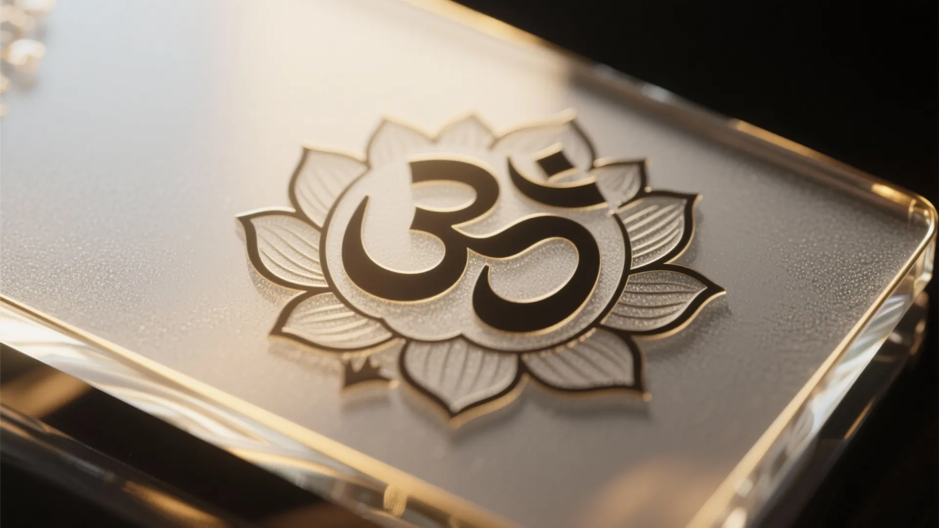 Back-Painted Glass or Mirror with Etched Motifs