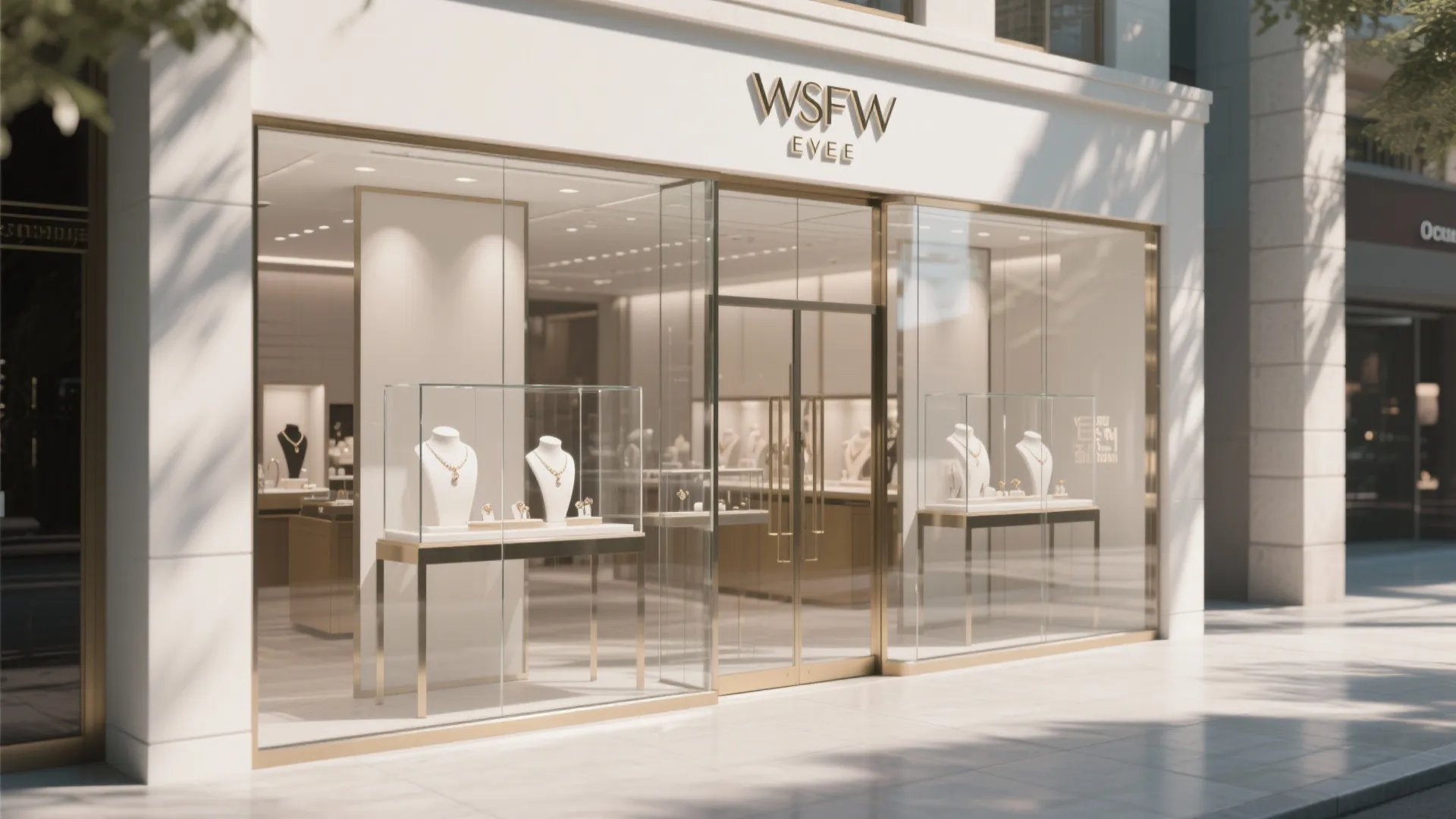 Elegant Glass Facade