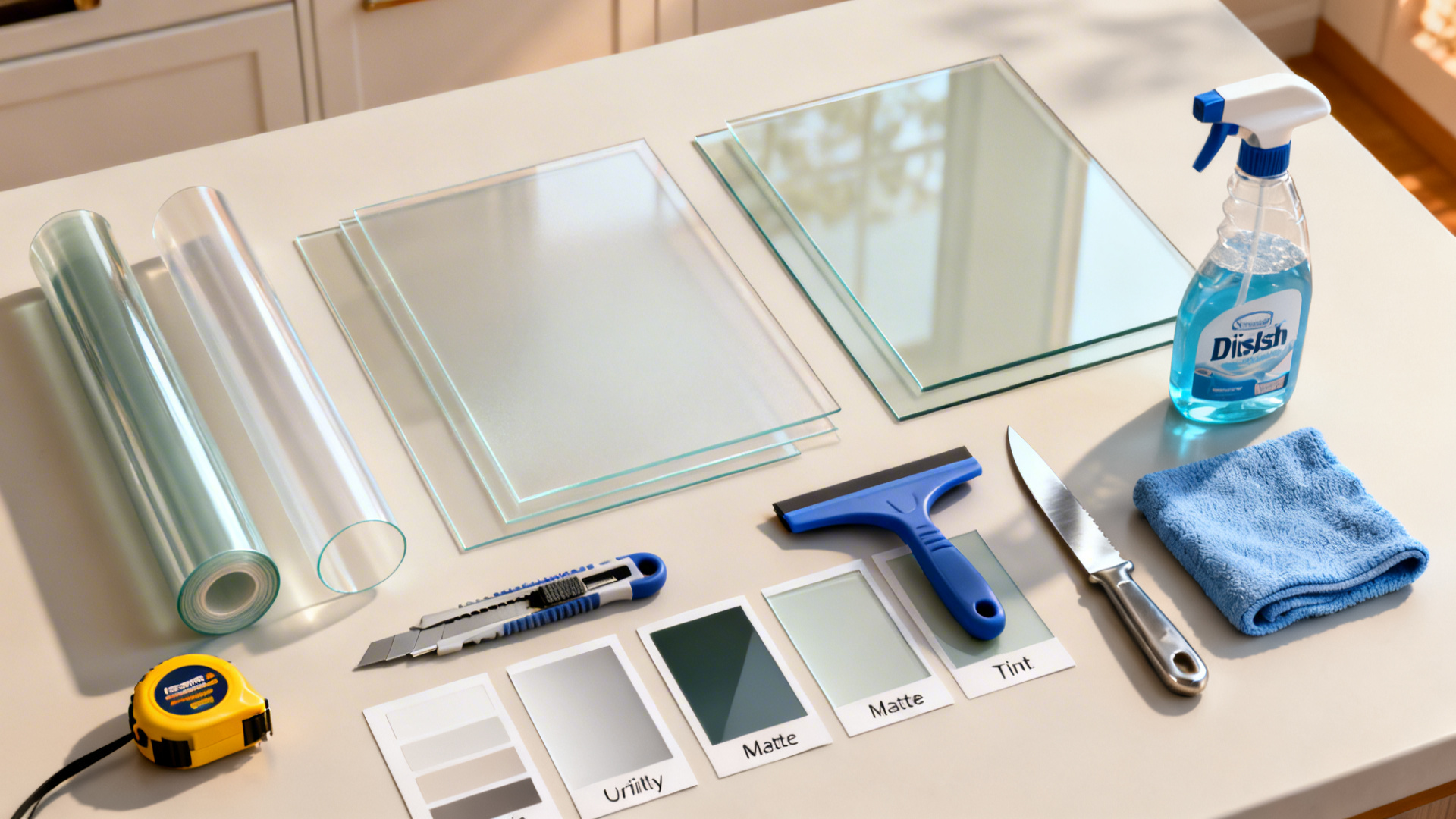 Small Kitchen Looks Messy? 5 Glass Sticker Design Fixes