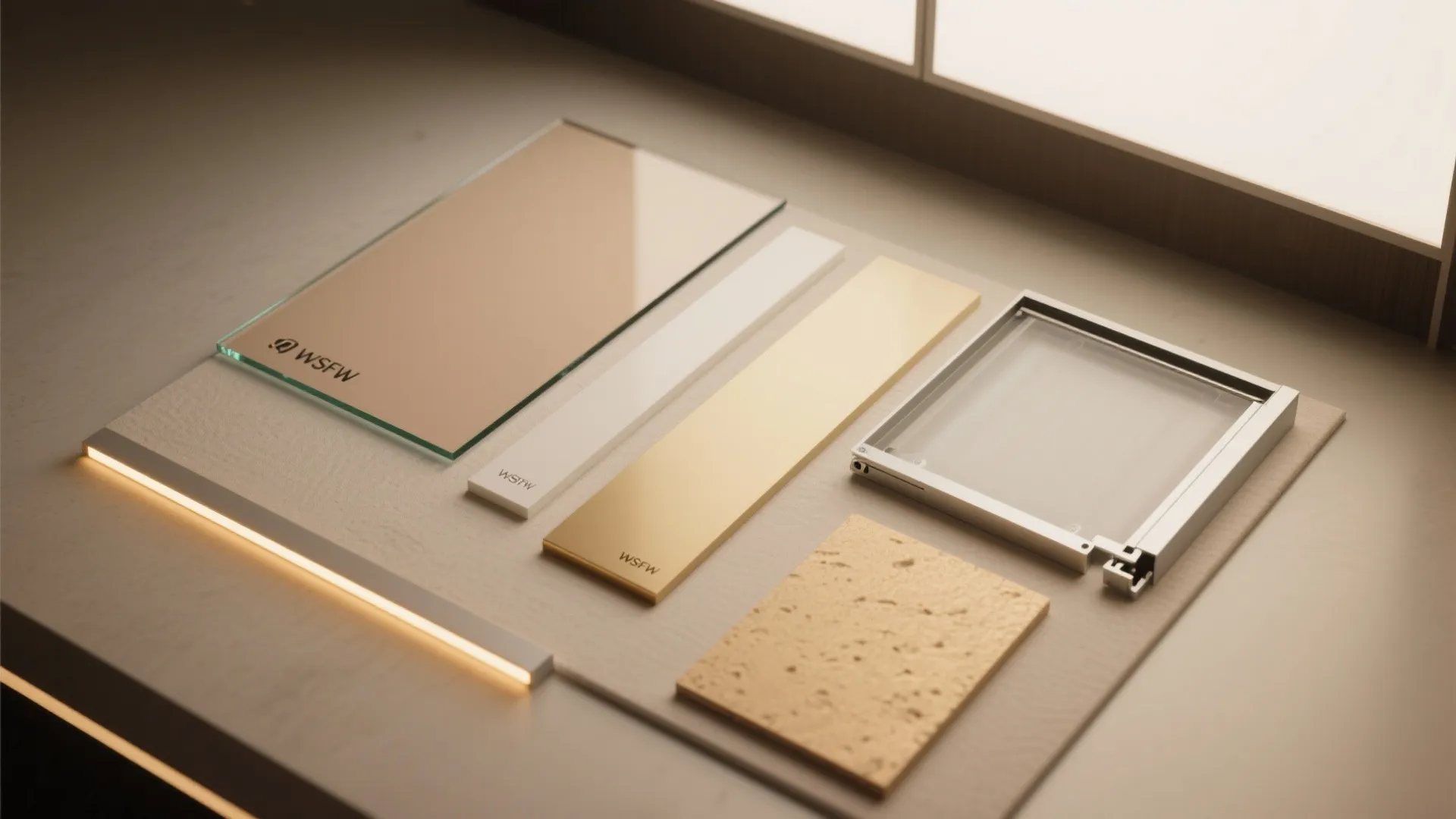 Back-Painted Glass Insets for Radiant Light