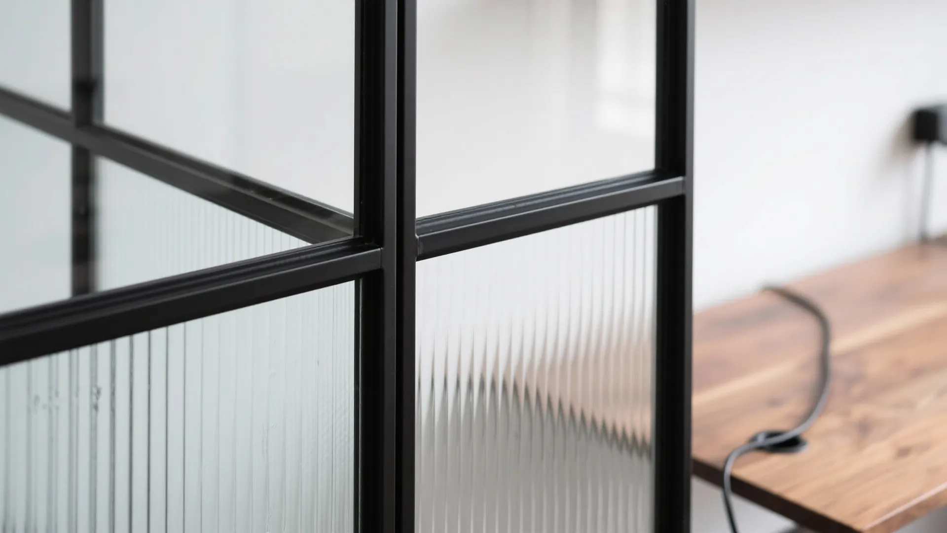 Glass Partition Study Nook