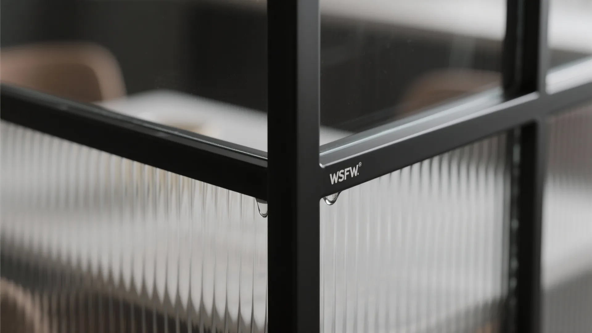 Framed Glass Screens for Light and Zoning