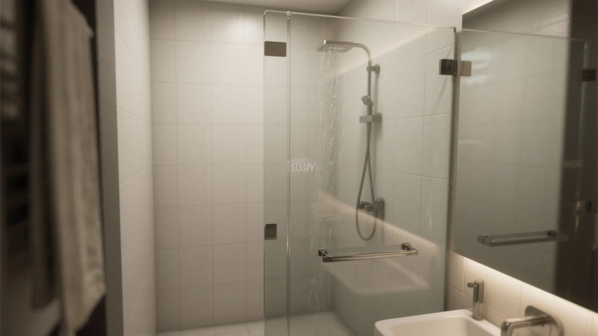 3. Use glass and frameless partitions