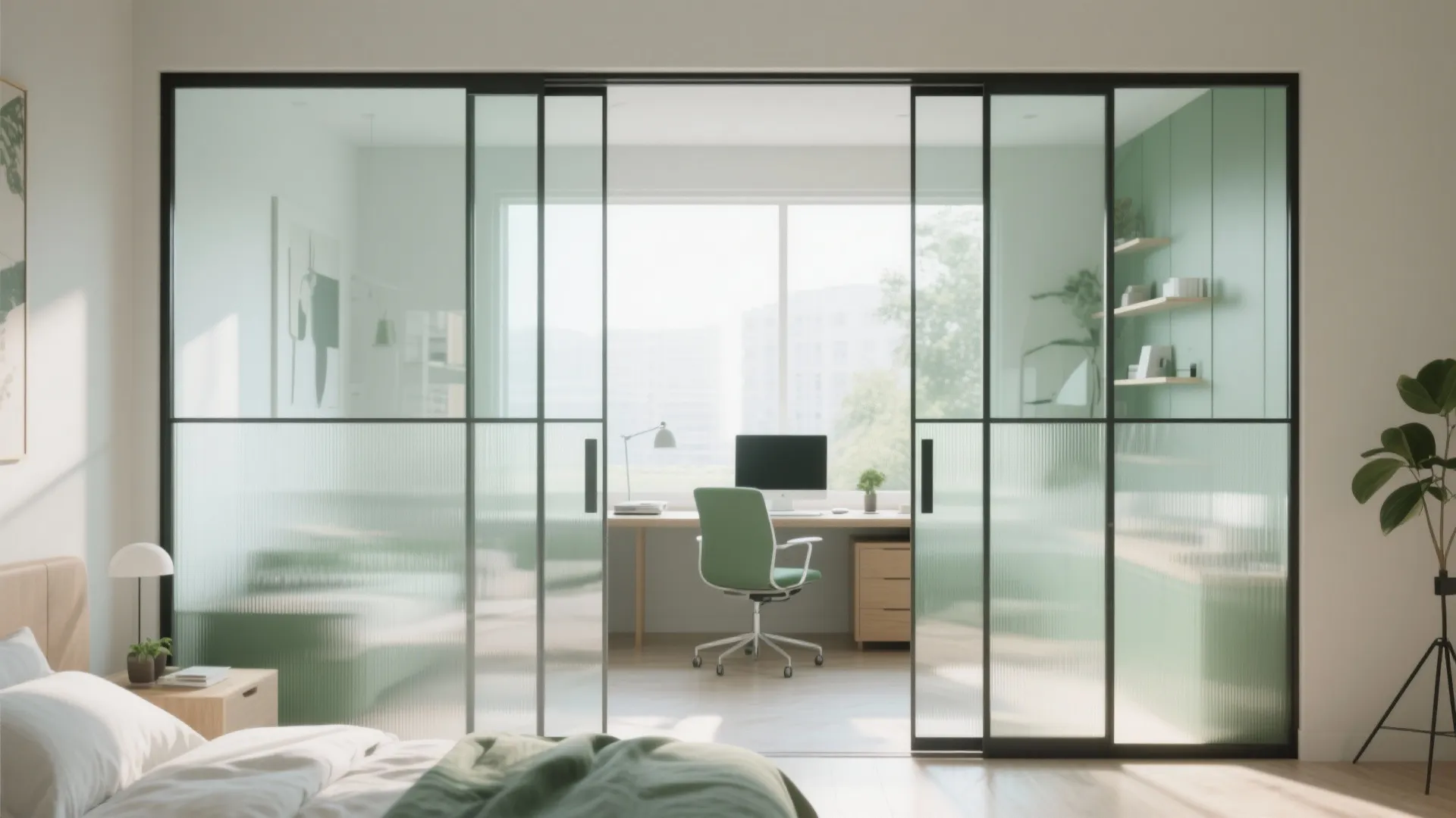 3. Glass-French Door Divider