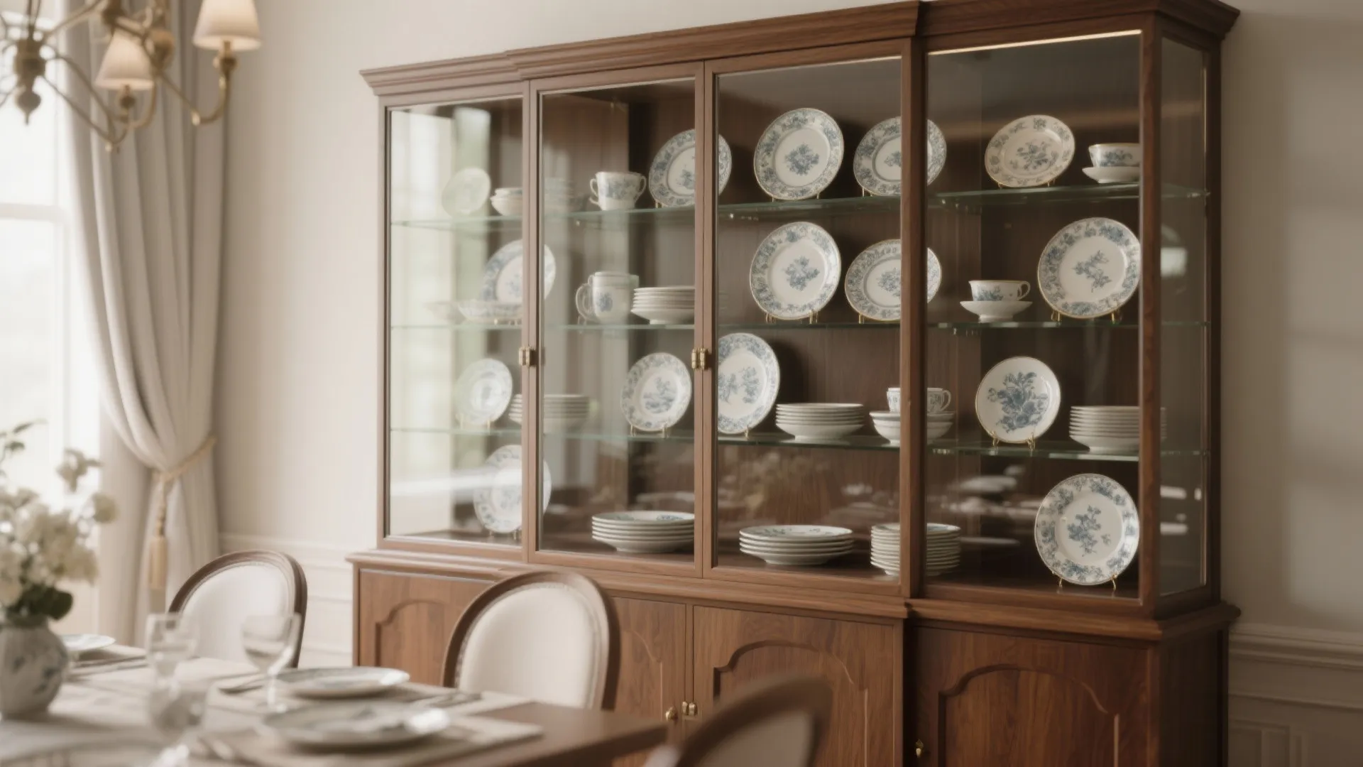 8. Glass-Front Cabinet