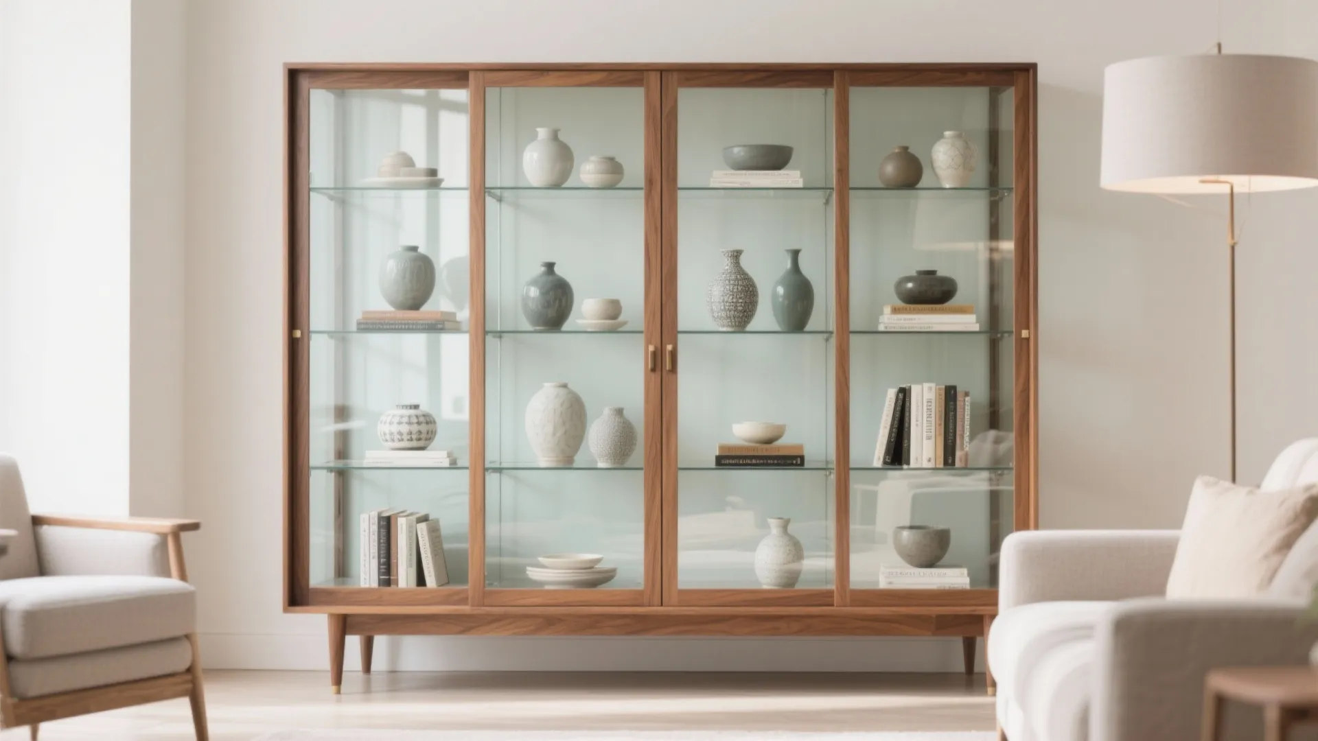 Glass-Front Display Cabinets
