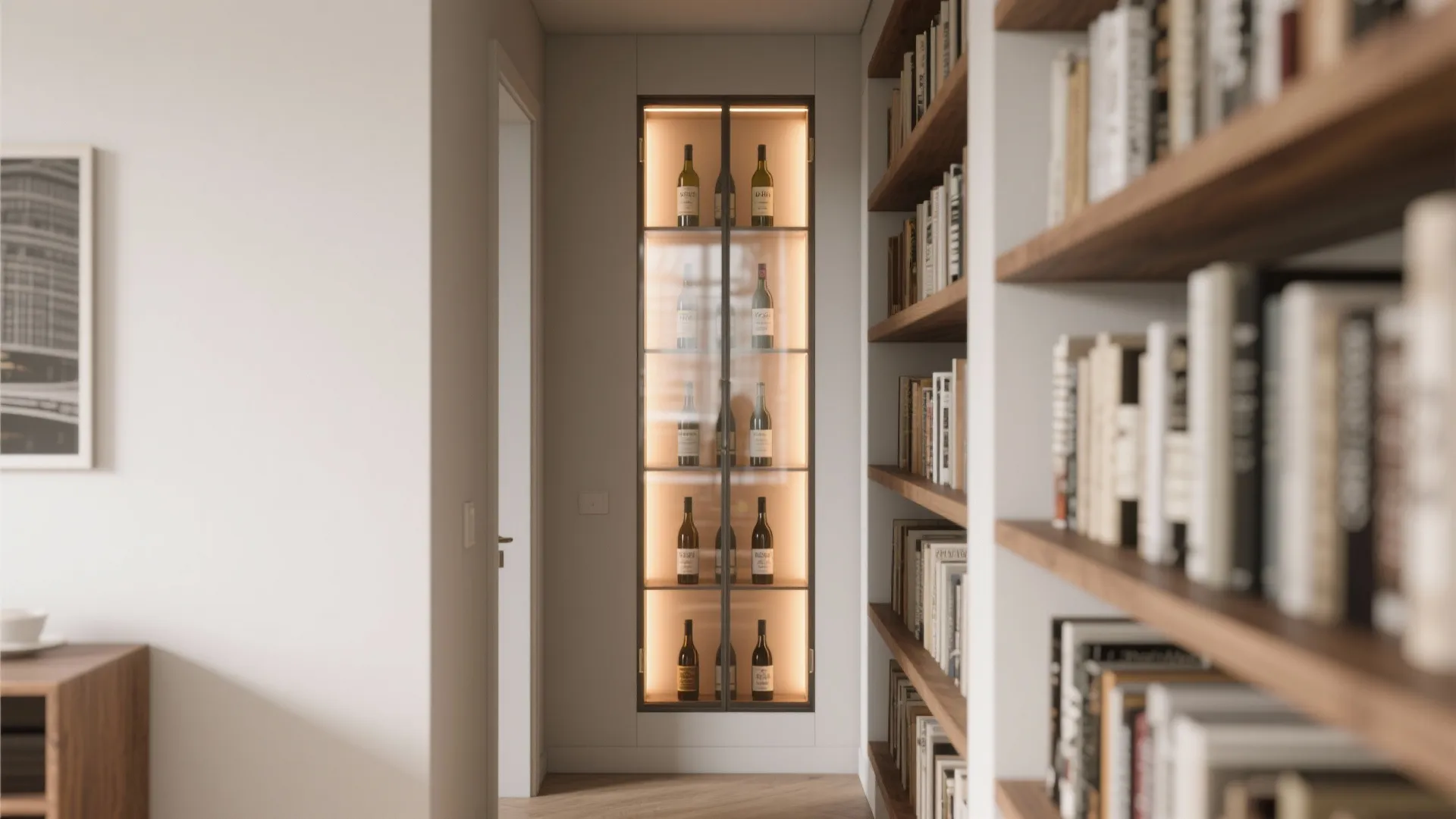 5. Glass-Front Display Cabinet