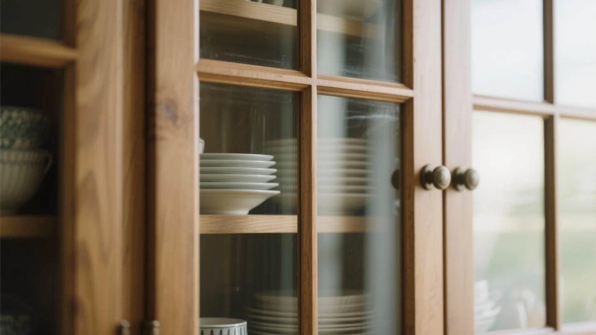 3. Glass-Front Cabinet Doors
