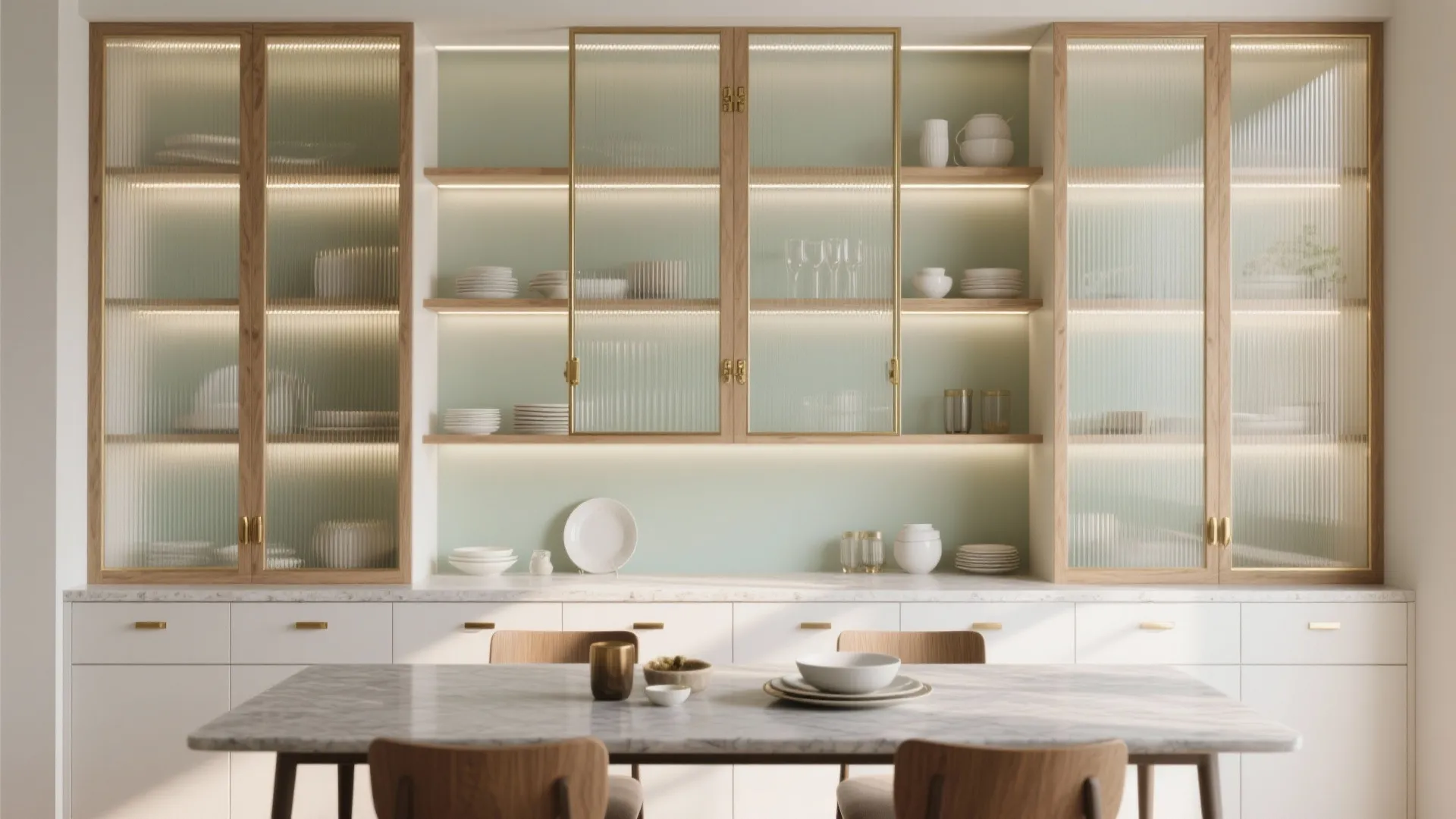 Glass-Front Cabinets: Display Without the Visual Weight