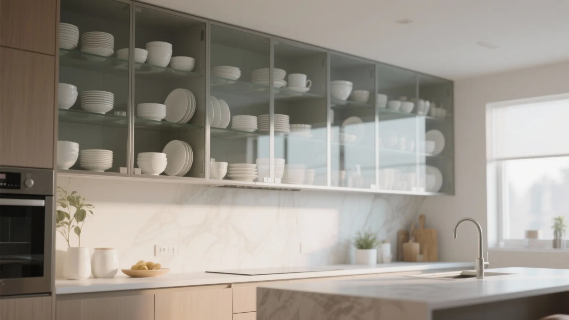 4. Use glass-front doors