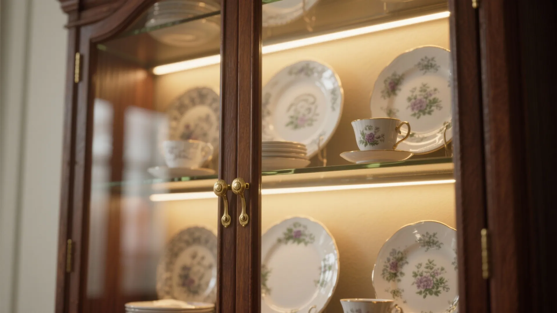 Glass-Front Elegance