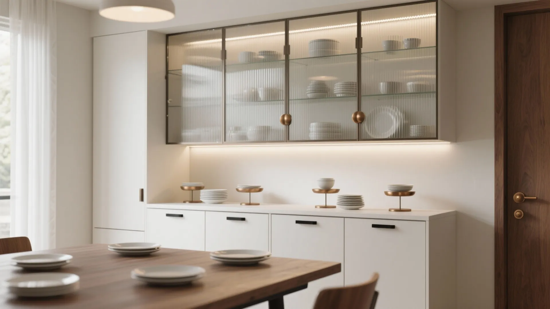 Glass-front units for airy display