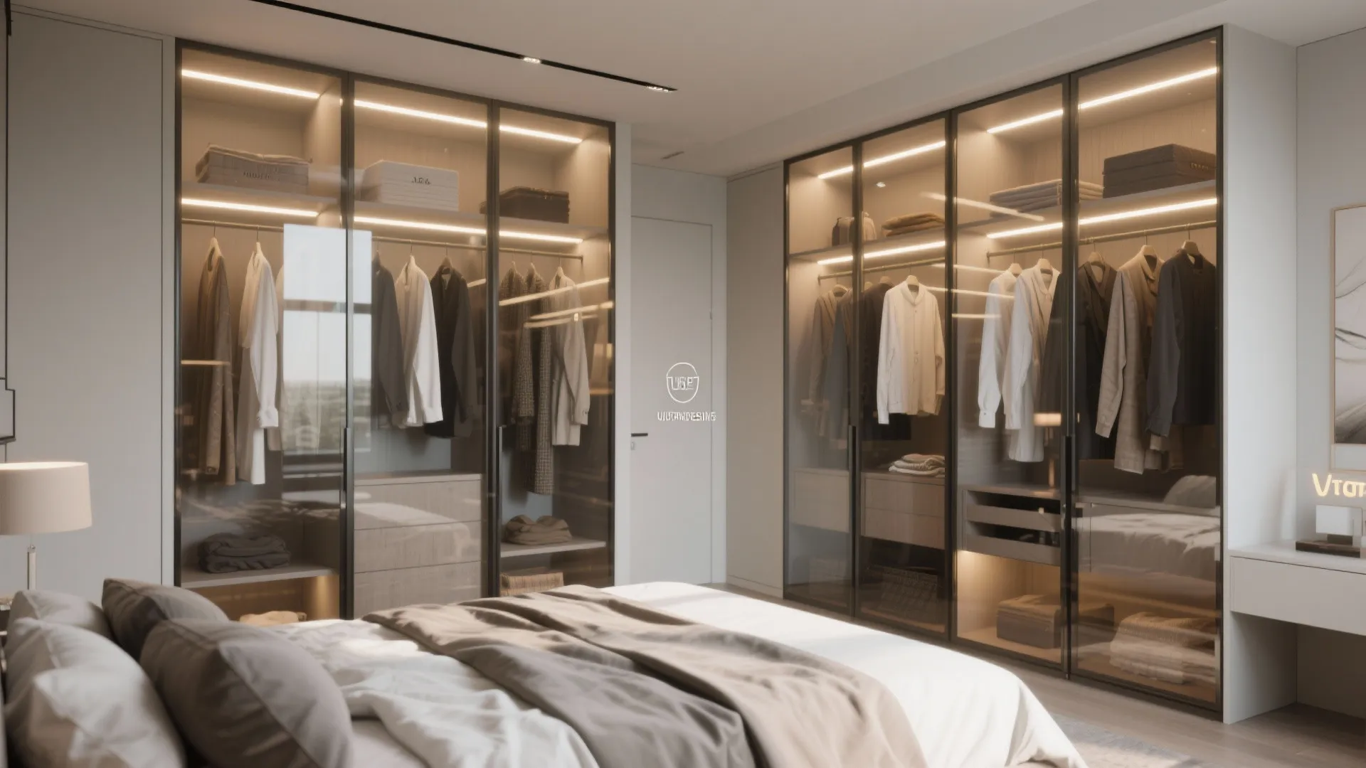 Glass-Front Wardrobes