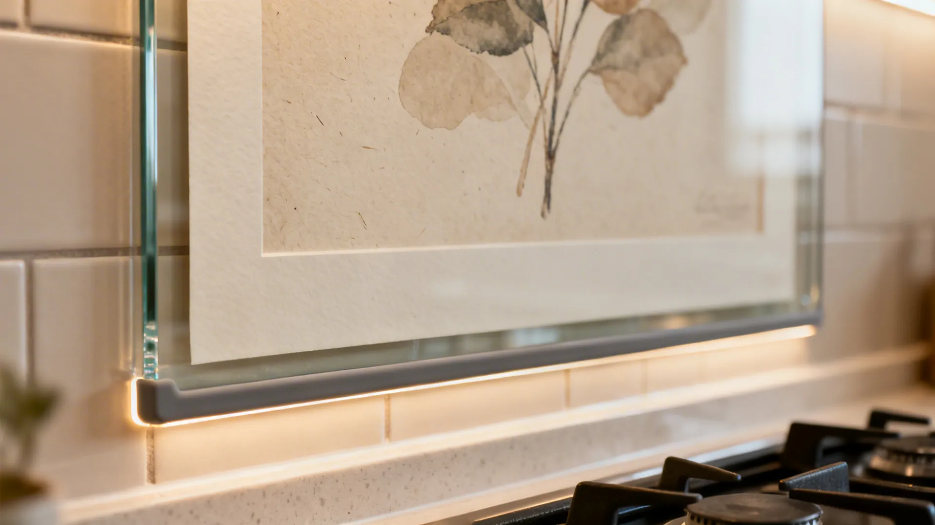 Idea 1: Gallery Wall Backsplash as a Narrative Canvas