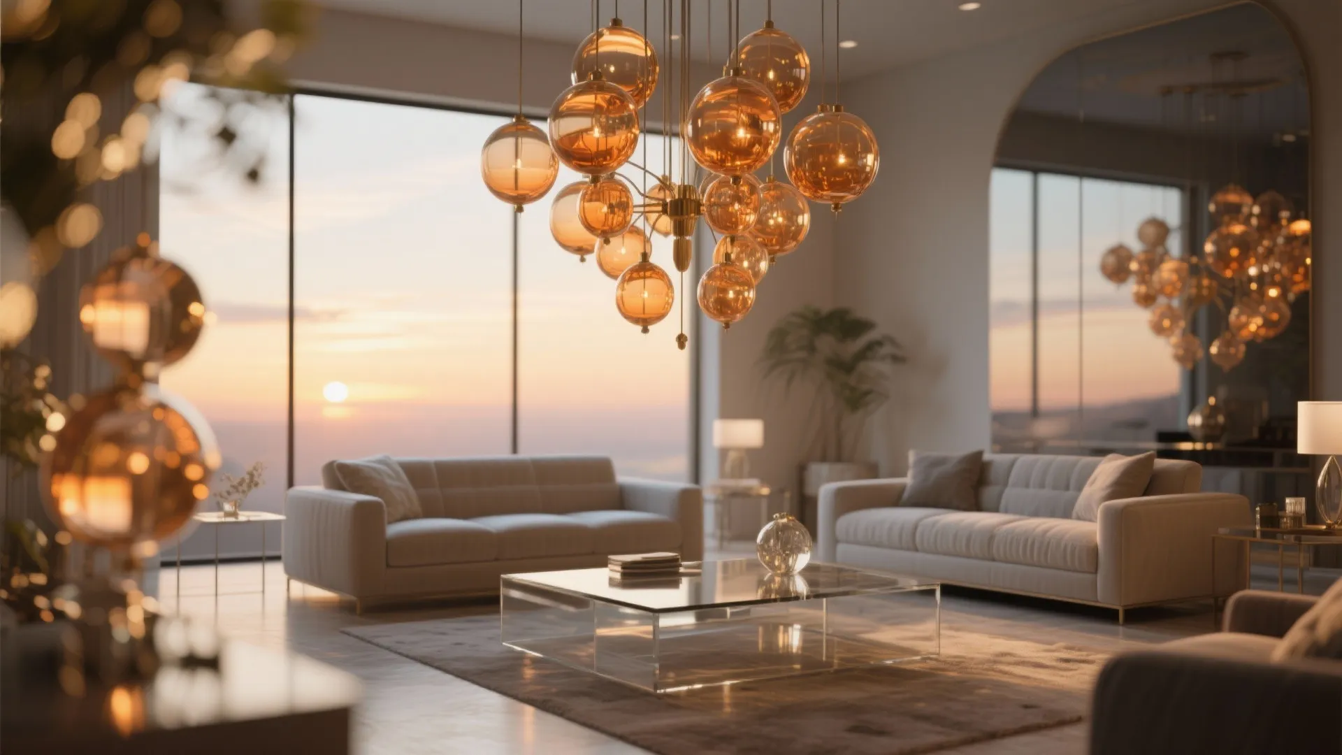 3. Clustered Glass Globe