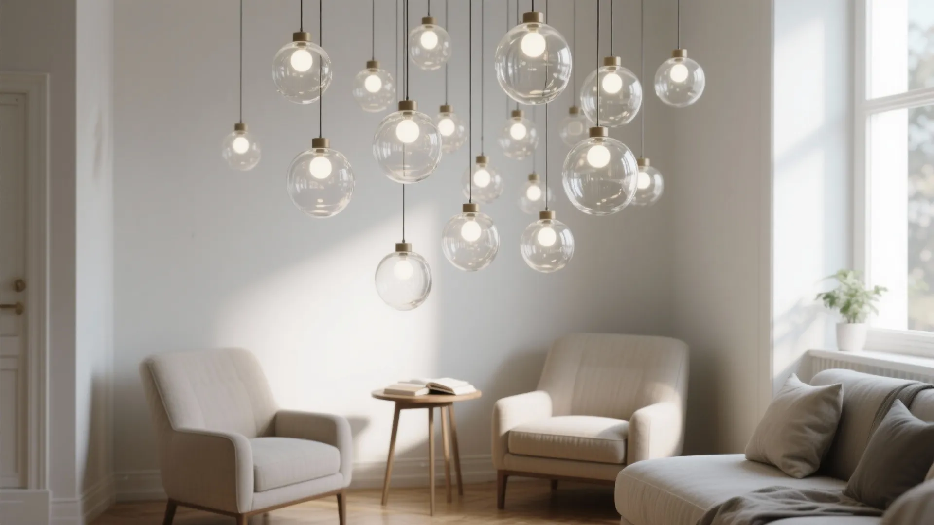 3. Glass Globes to Keep Things Light