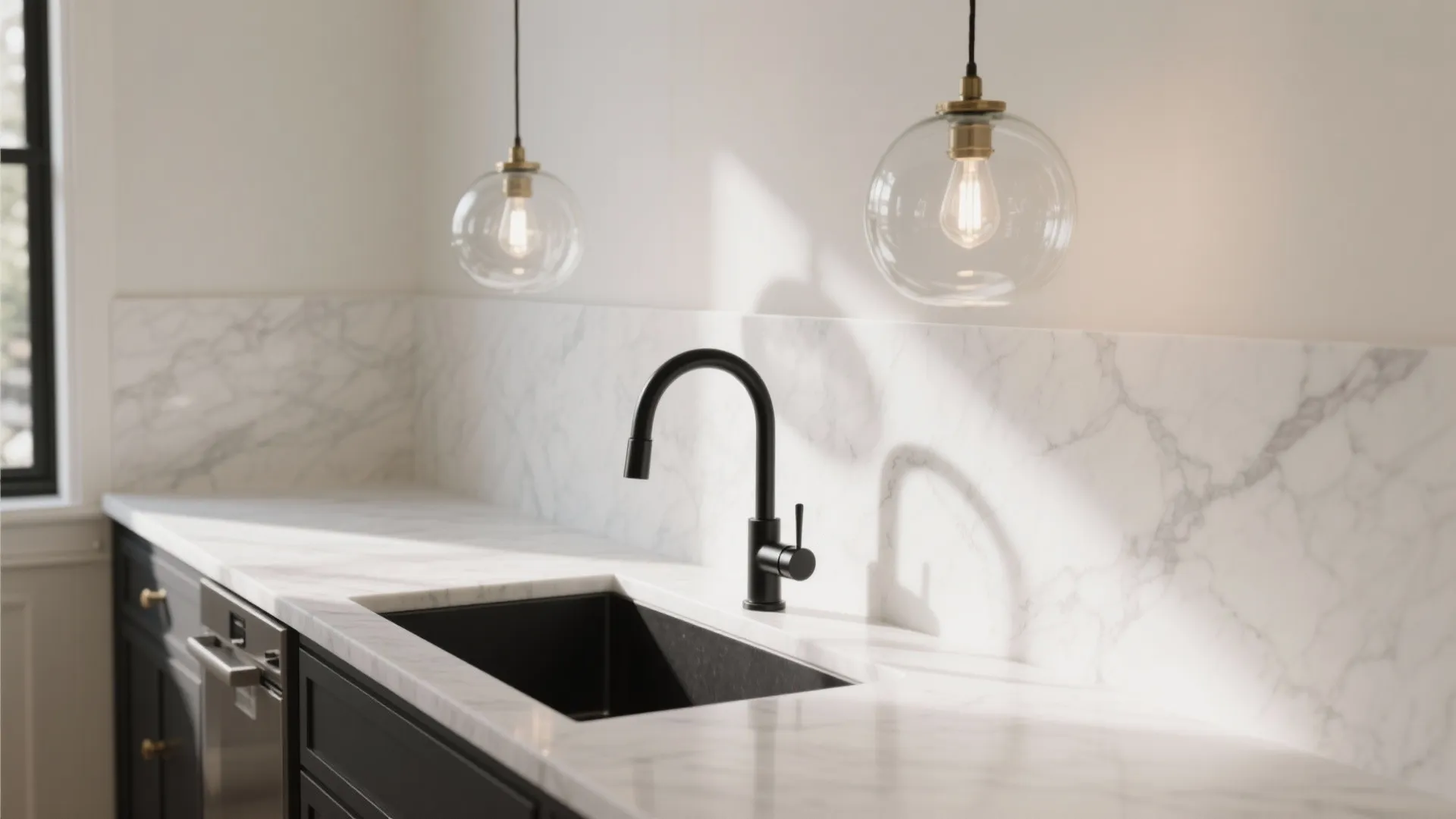 4. Glass Globe Pendants