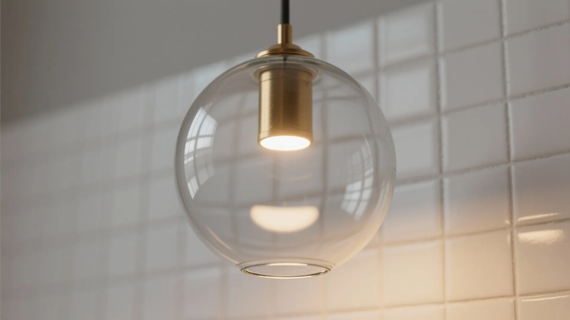 Glass Globe Pendants for Airy Warmth