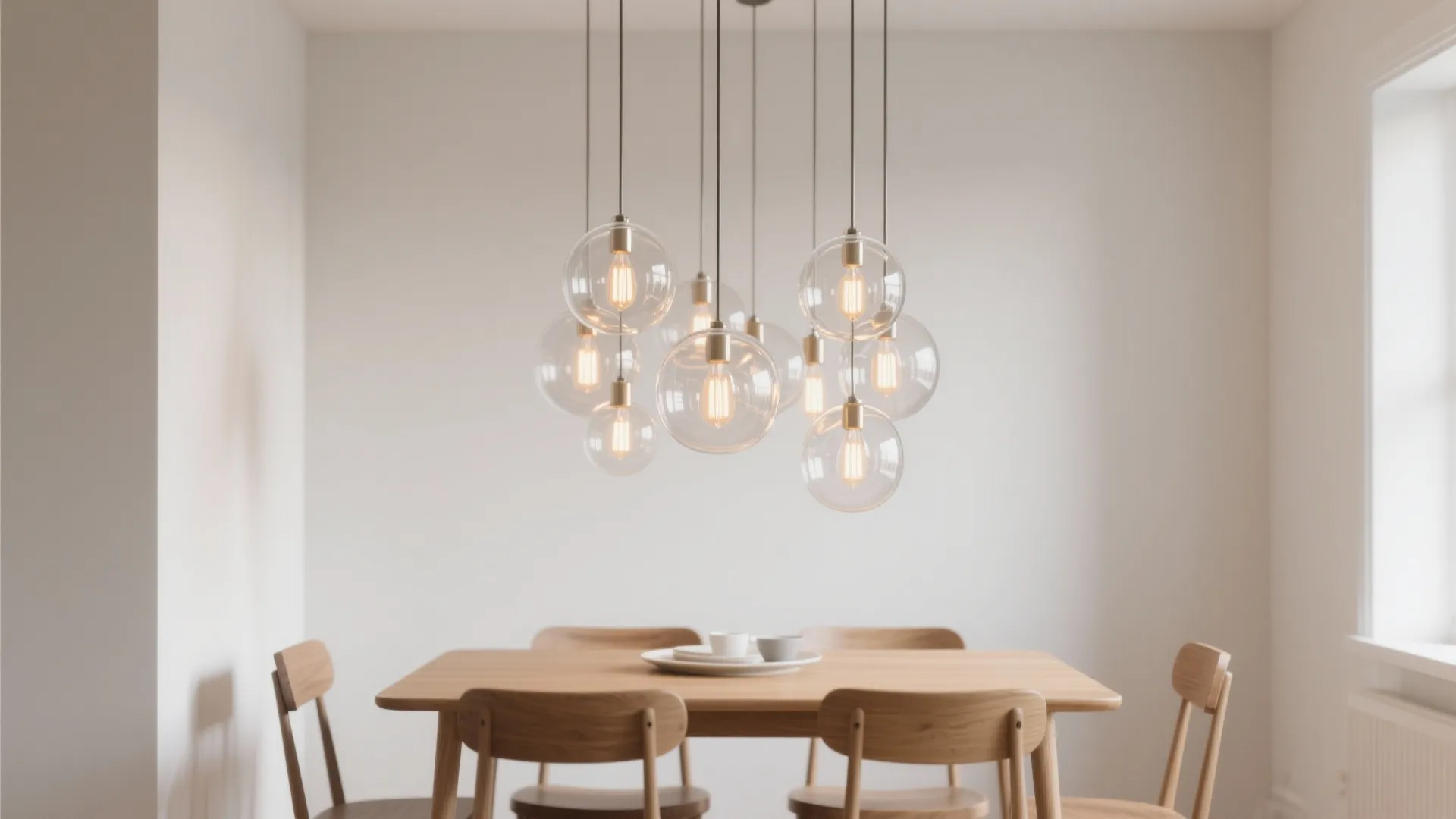 3) Clear Glass, Zero Visual Weight (airiness for tight rooms)