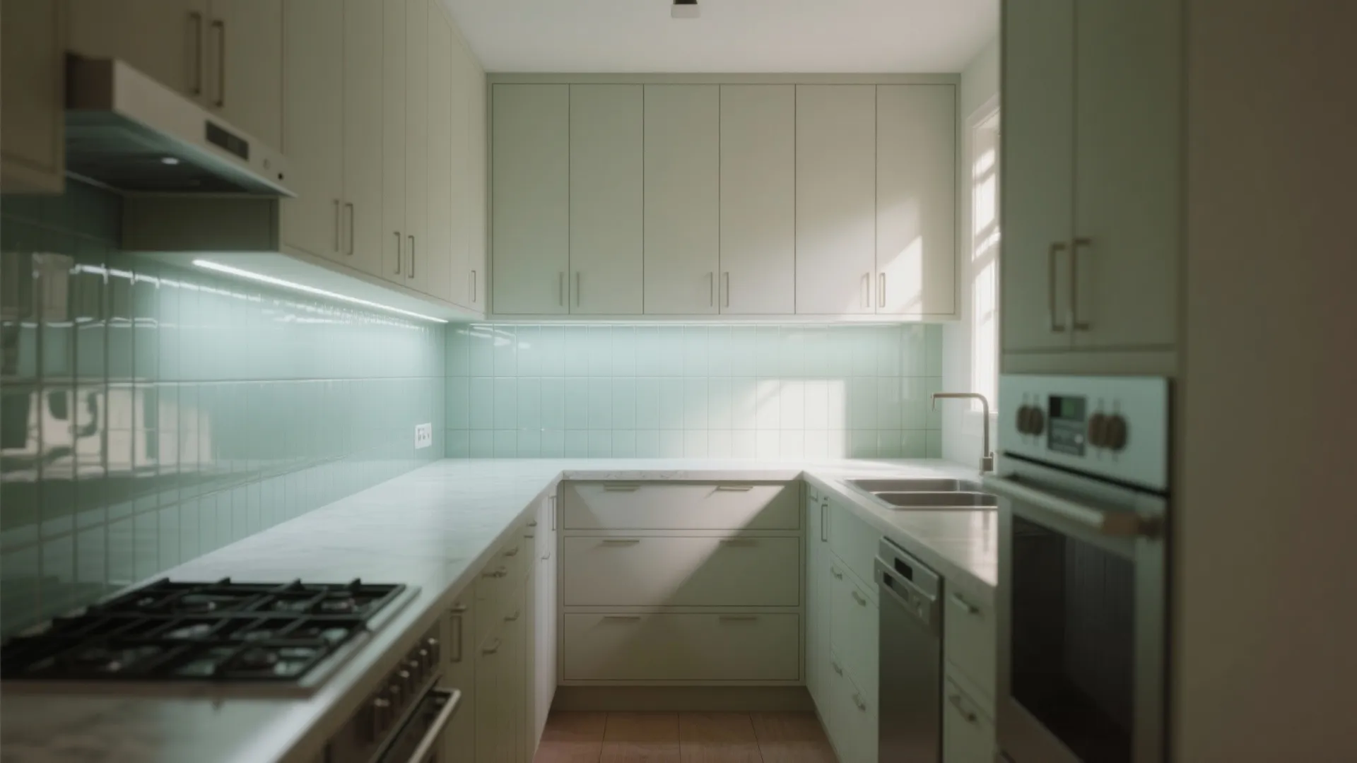 Glass and High-Gloss Tiles to Bounce Light