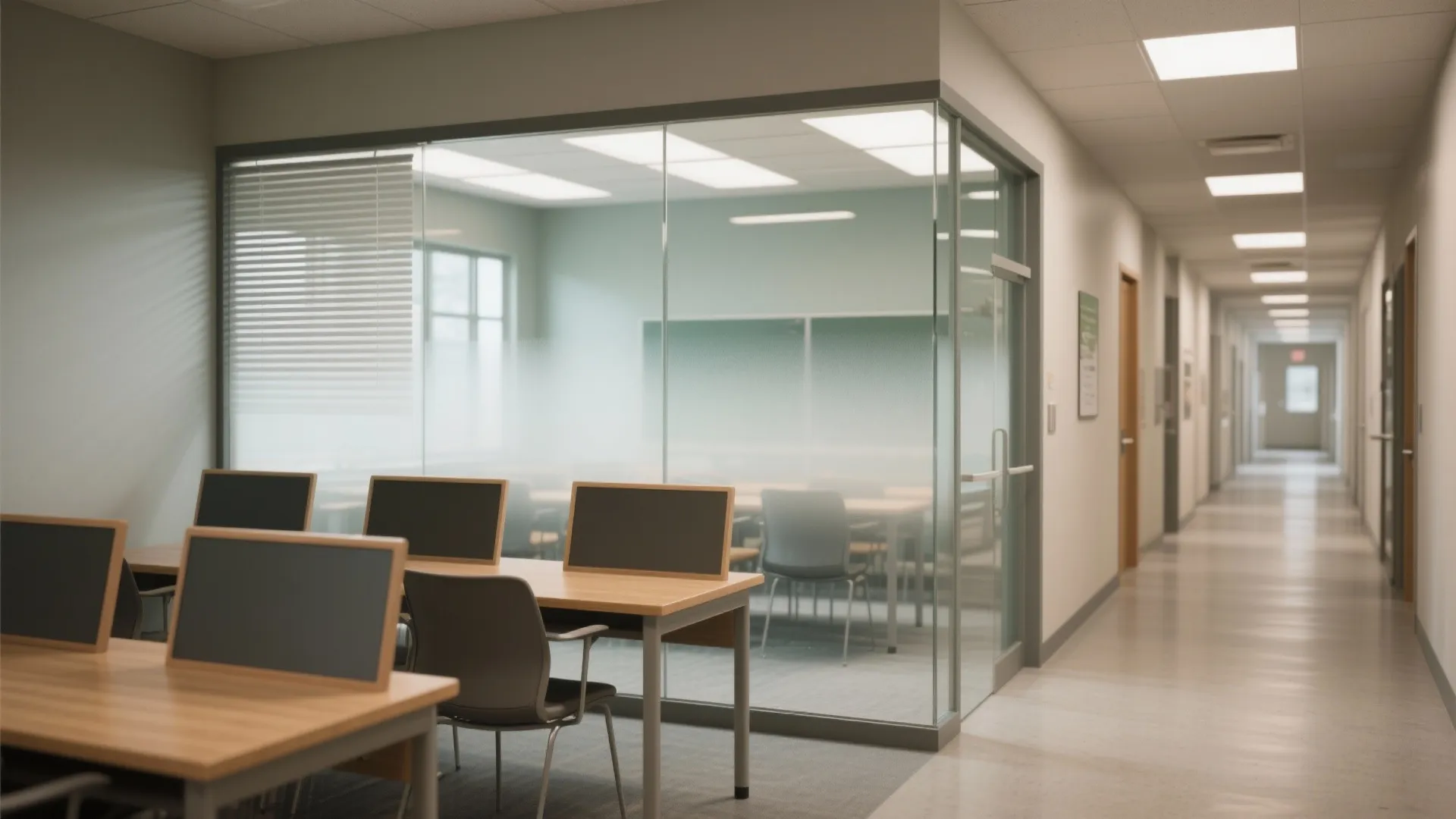 Glass Fronts with Privacy Gradients