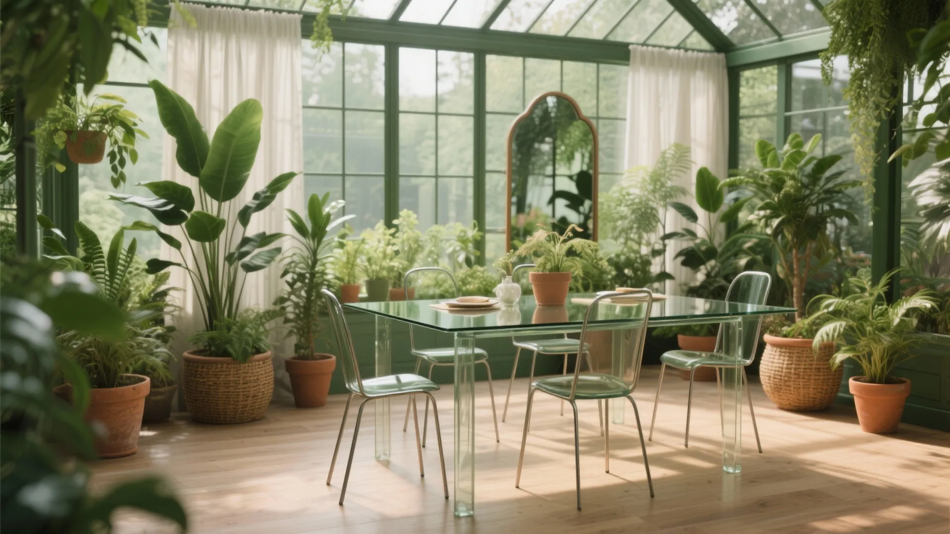 3. Glass and Green Conservatory Vibe