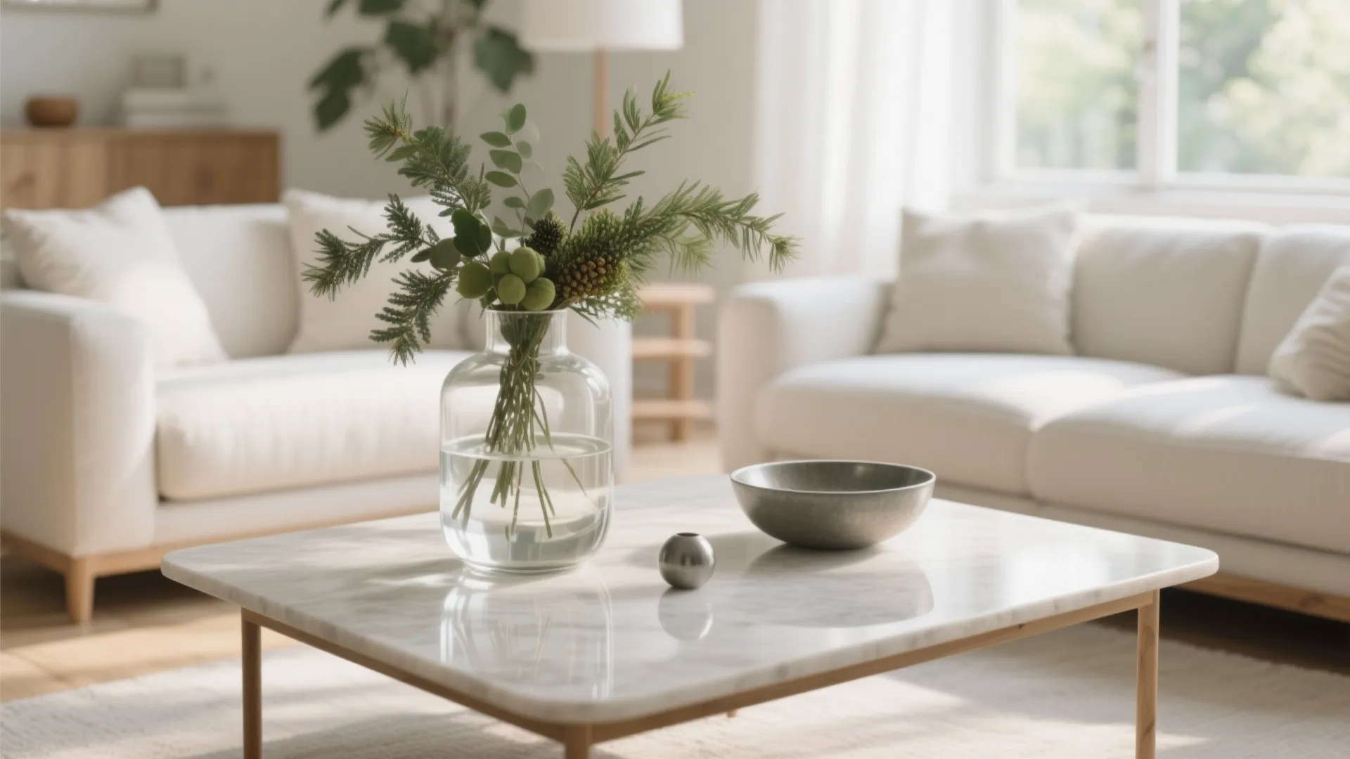 Fresh Green + Glass for Airy Clarity