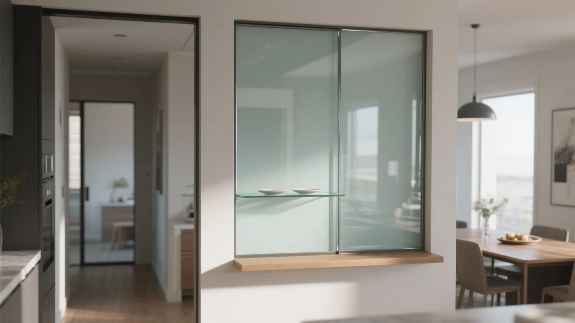 5. Glass Insert with Serving Shelf