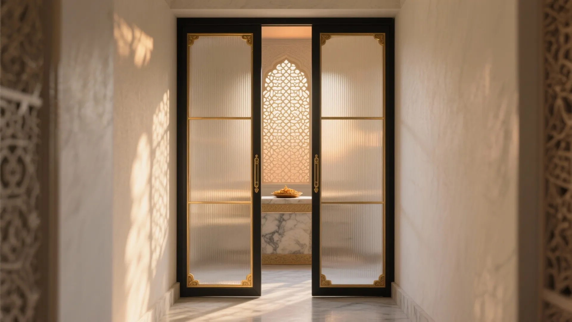 Glass and Jali Doors: Let Light In, Keep Reverence